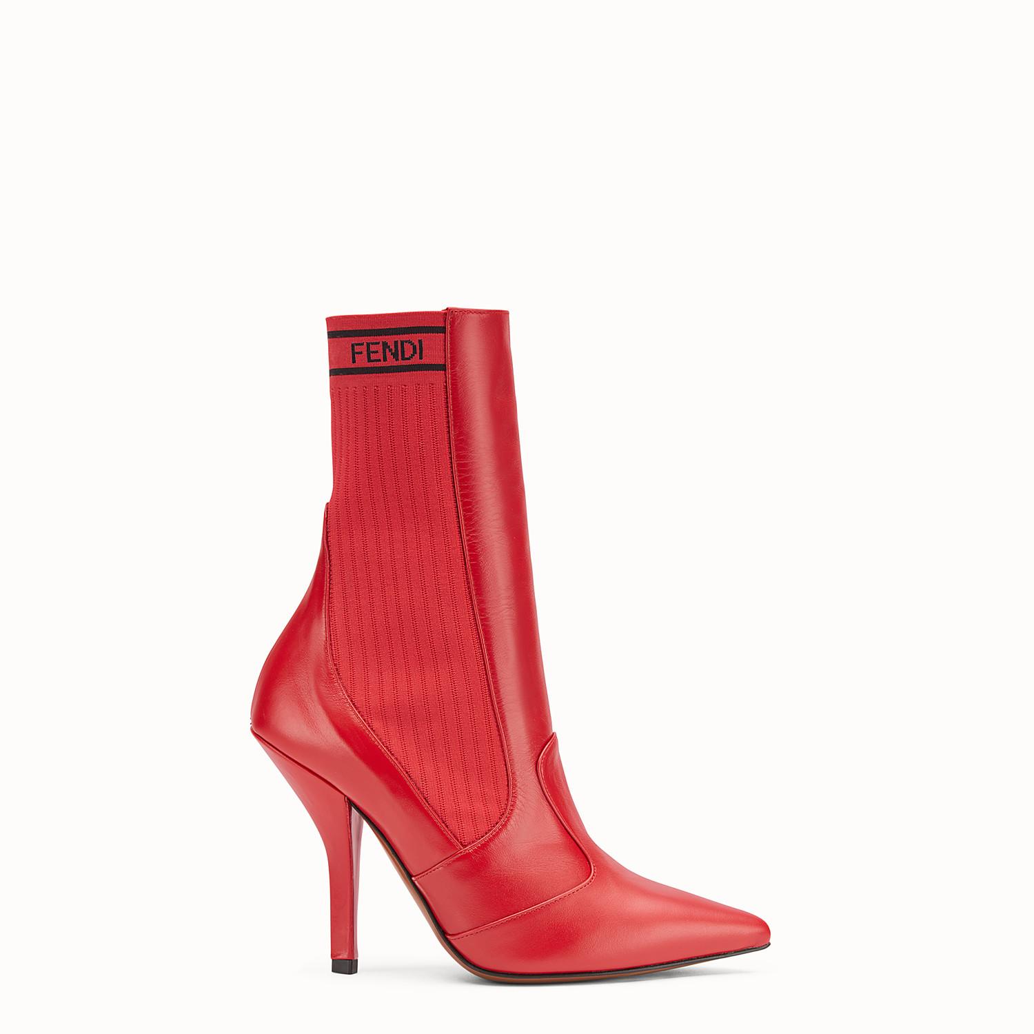fendi red boots