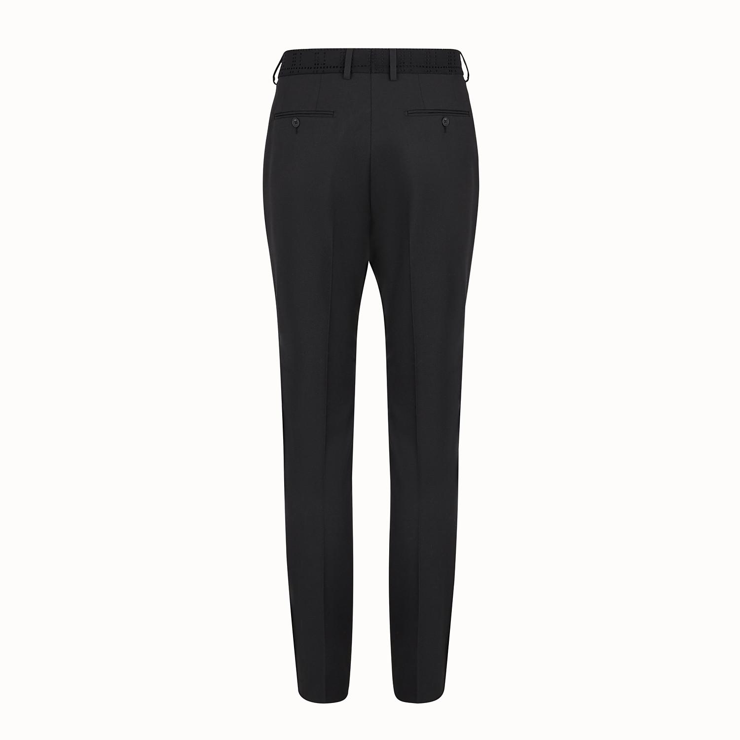 Fendi Synthetic Pants in Black for Men - Lyst