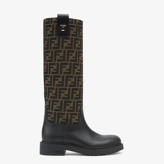 最終価格　新品　FENDI カリグラフィー　ブーツ Fendi Knee-high boots for Women | Online Sale up to 49% off