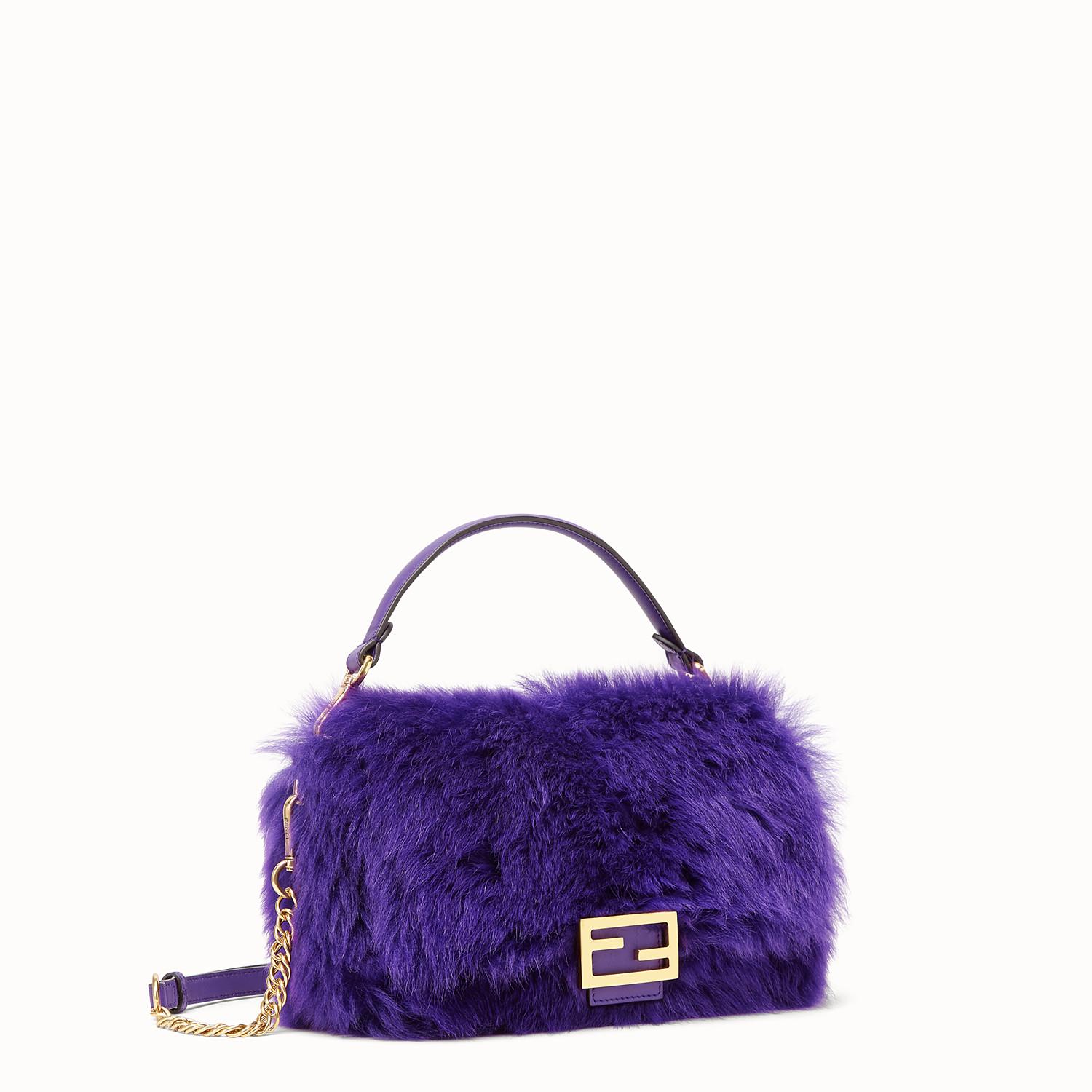 purple fendi baguette