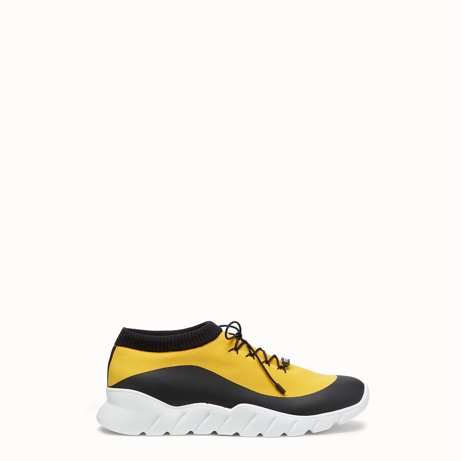 fendi yellow sneakers