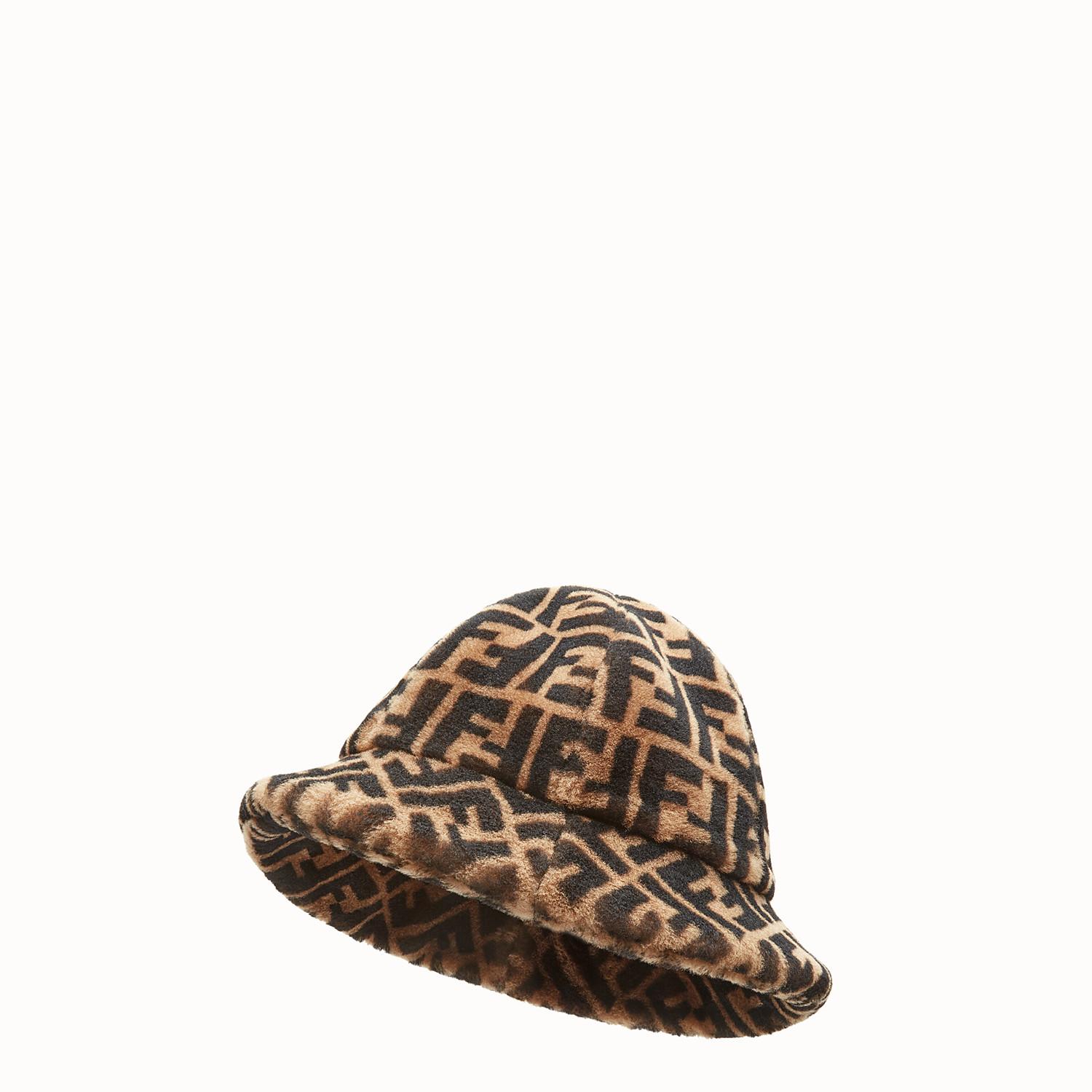 Fendi Ff Cloche Hat in Brown - Save 6% - Lyst