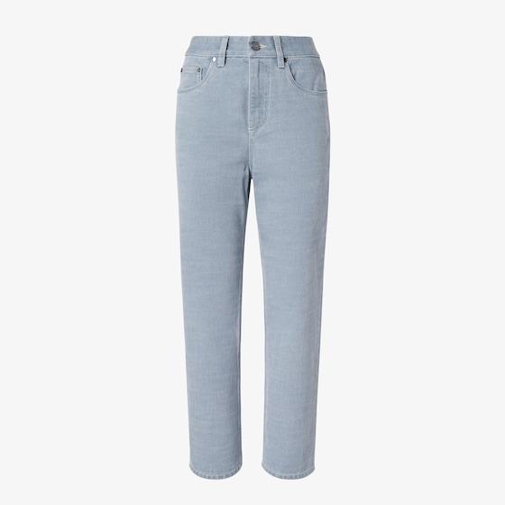 【関税込み】fendi TWO-TONE JEANS Fendi Two-Tone Denim Straight Leg Jeans In White - 39% Off