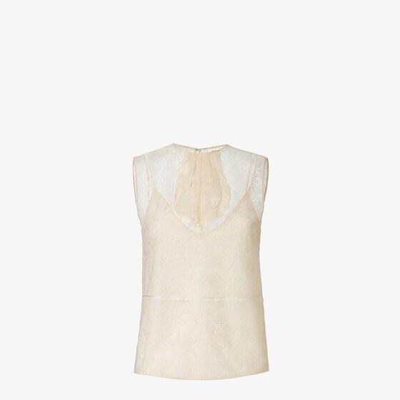 【送料&関税込】Fendi Camel Stretch Nylon Tank Top Fendi Sleeveless and tank tops for Women | Online Sale up to
