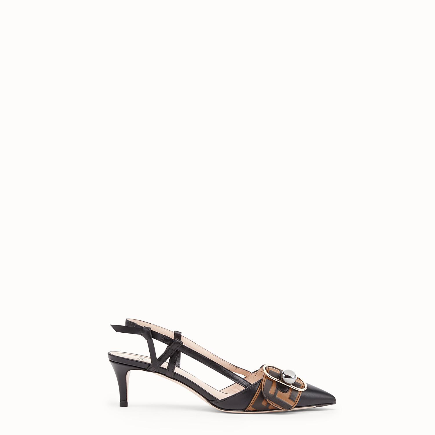 fendi black pumps