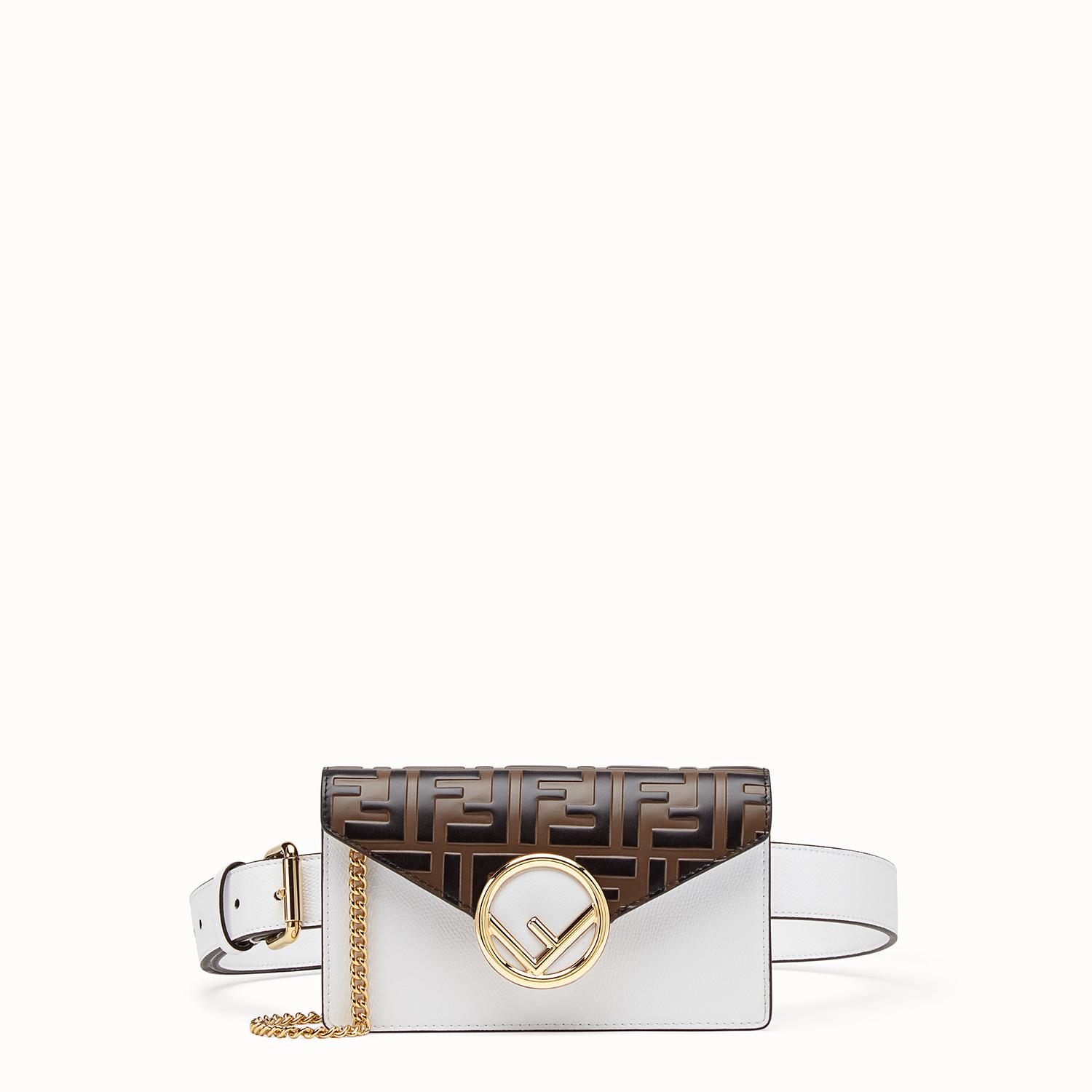 fendi white belt