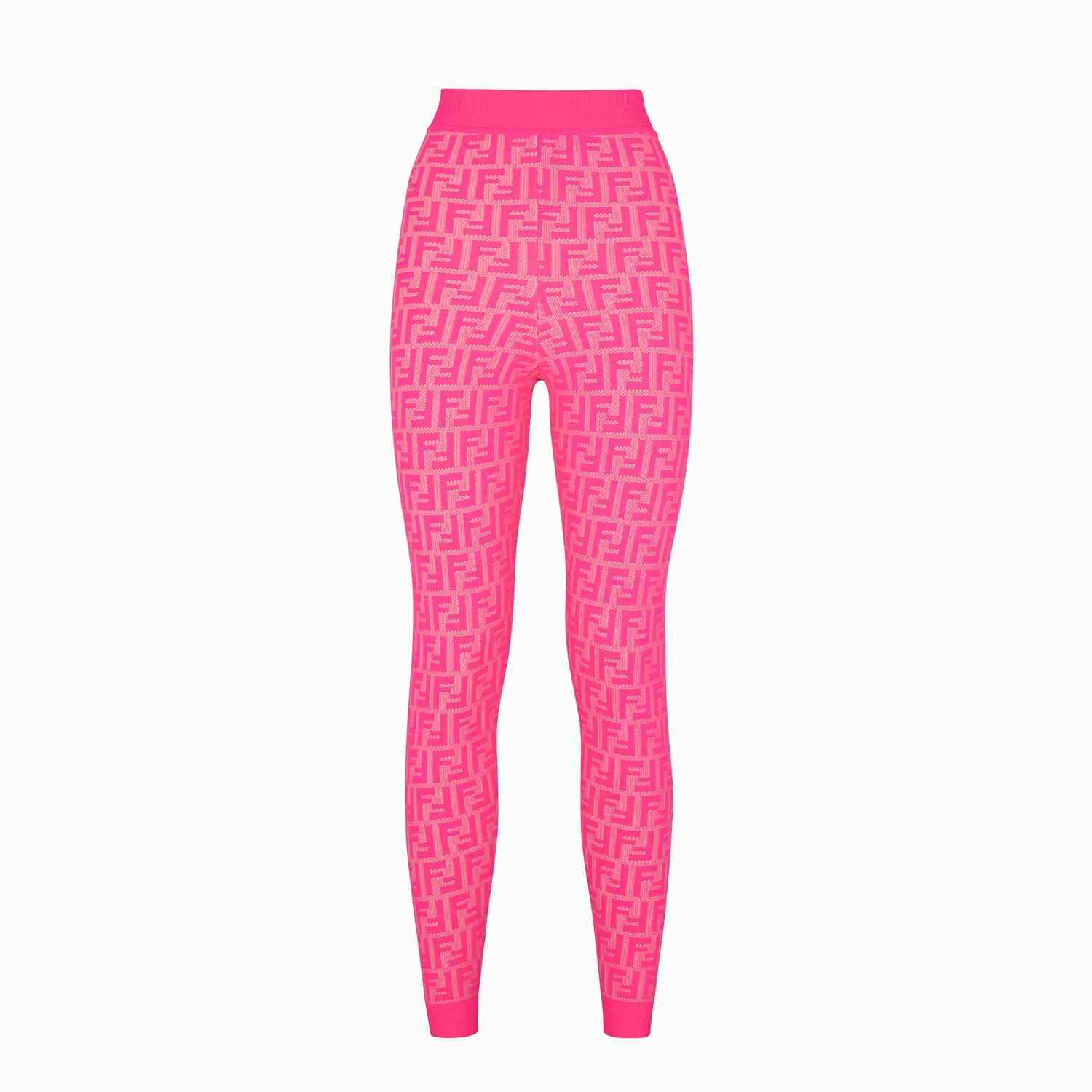 Fendi Synthetic LEGGINGS in Silver (Pink) Lyst
