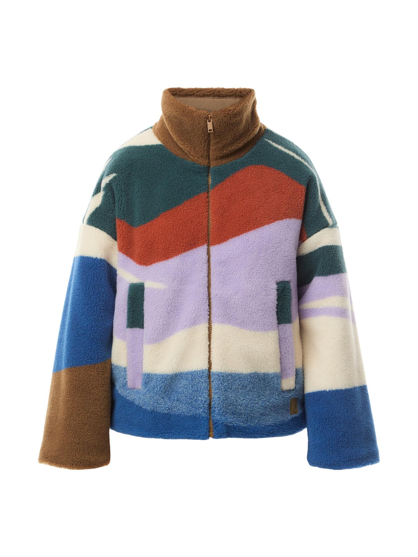 Weekend by Maxmara Women's Angolo Fleece Jacket in Blue