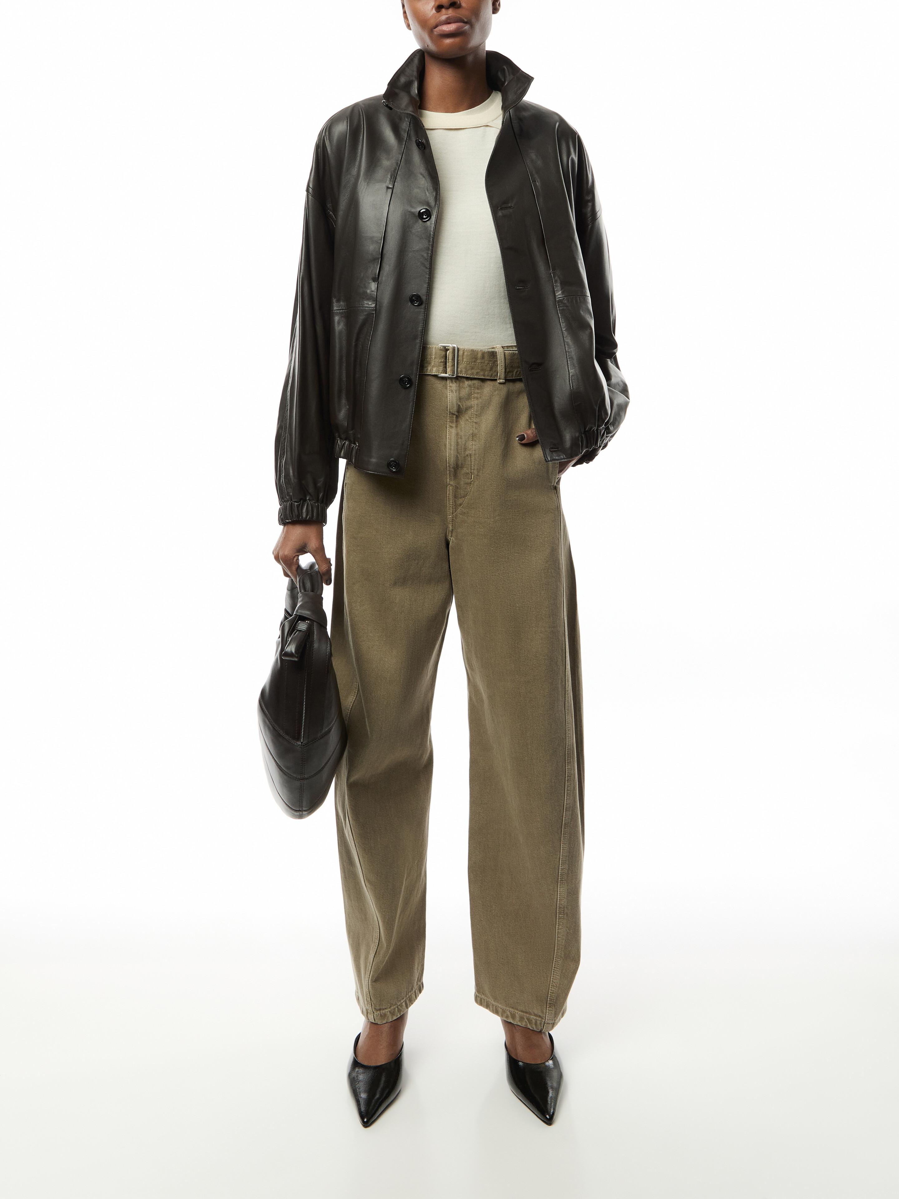 Stand collar leather jacket soerte 最終値下げ Men\u0027s Standing Collar Leather Jacket Tony Brown