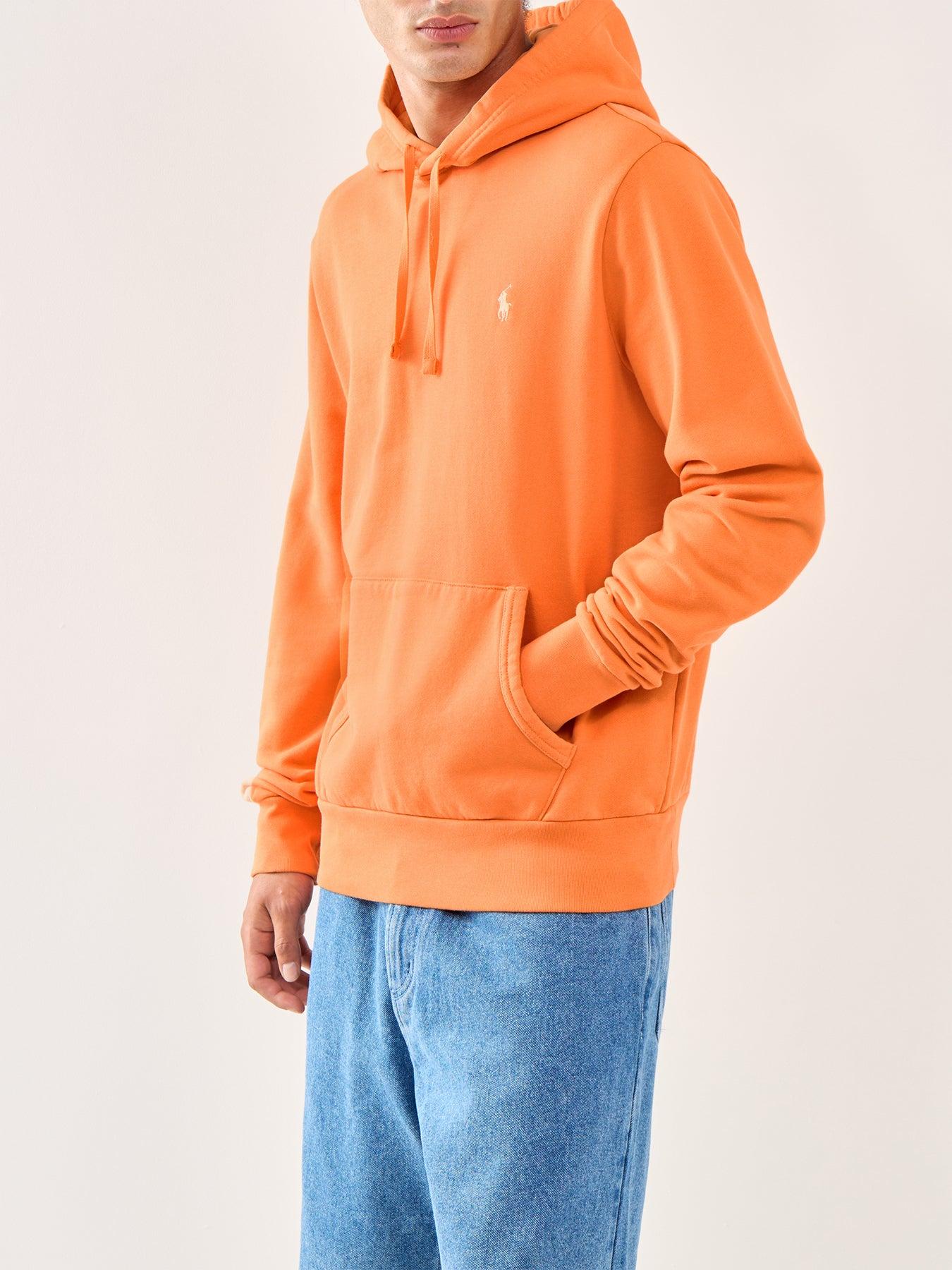 Polo Ralph Lauren Loopback Terry Overhead Hoodie in Orange for Men