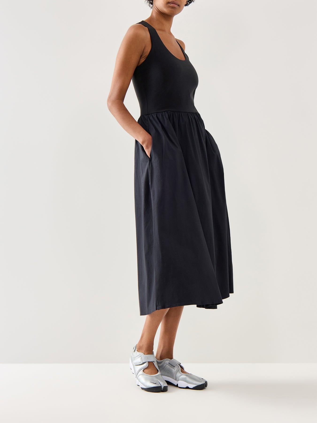 sweaty betty explorer ribbed racer dress Sweaty Betty Explorer Ribbed Racer Dress, Black, Women's L