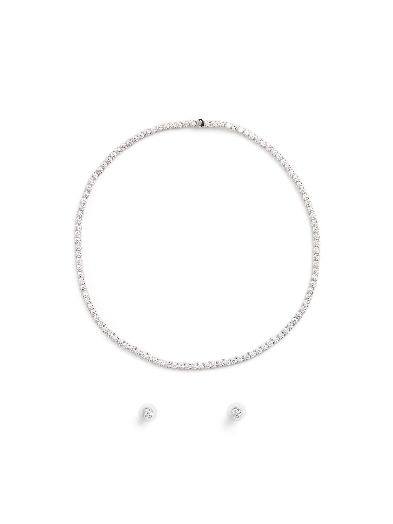 Swarovski Women's Matrix Tennis Set in Blue Lyst UK