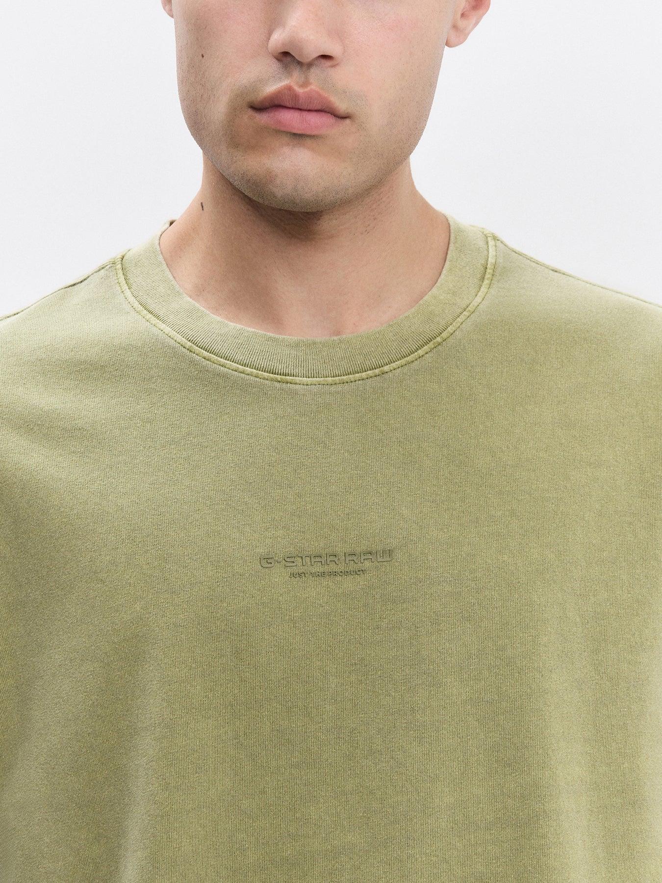 G-Star Overdyed Center Chest Boxy R Tee in Green for Men Lyst UK
