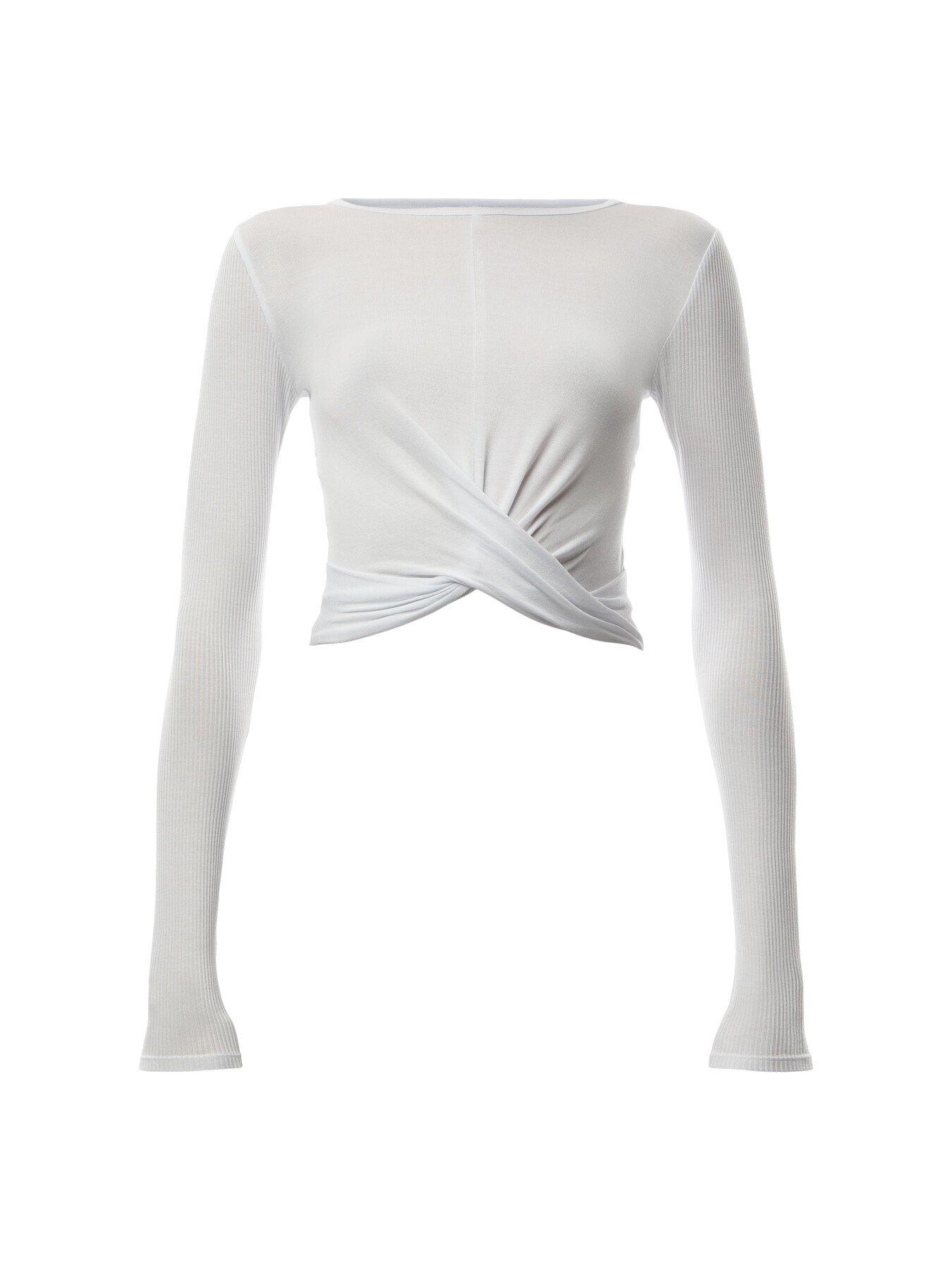 Alo Yoga Cover Long Sleeve Top in White | Lyst UK