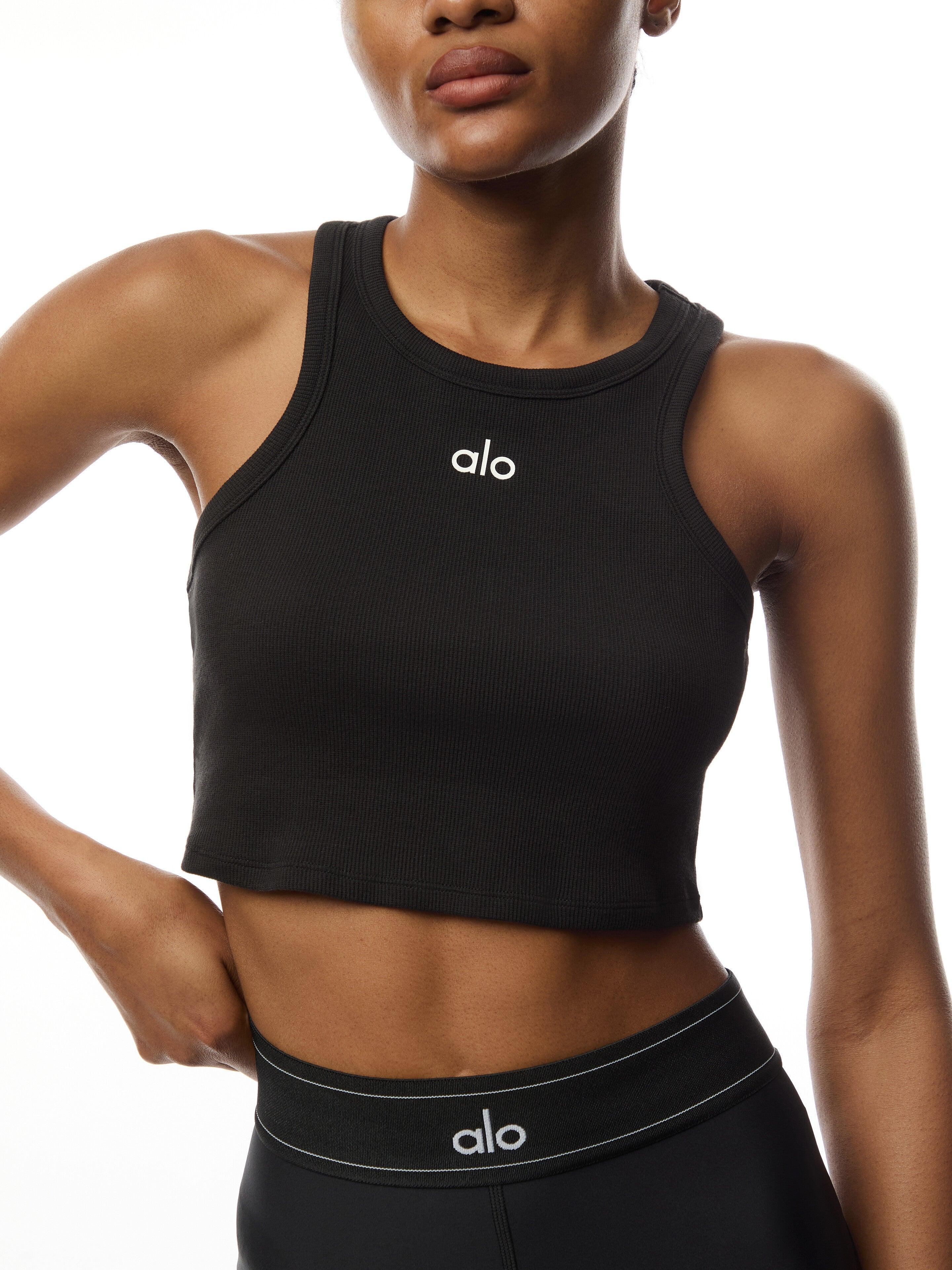 Alo Yoga Women's Aspire Tank in Black | Lyst UK