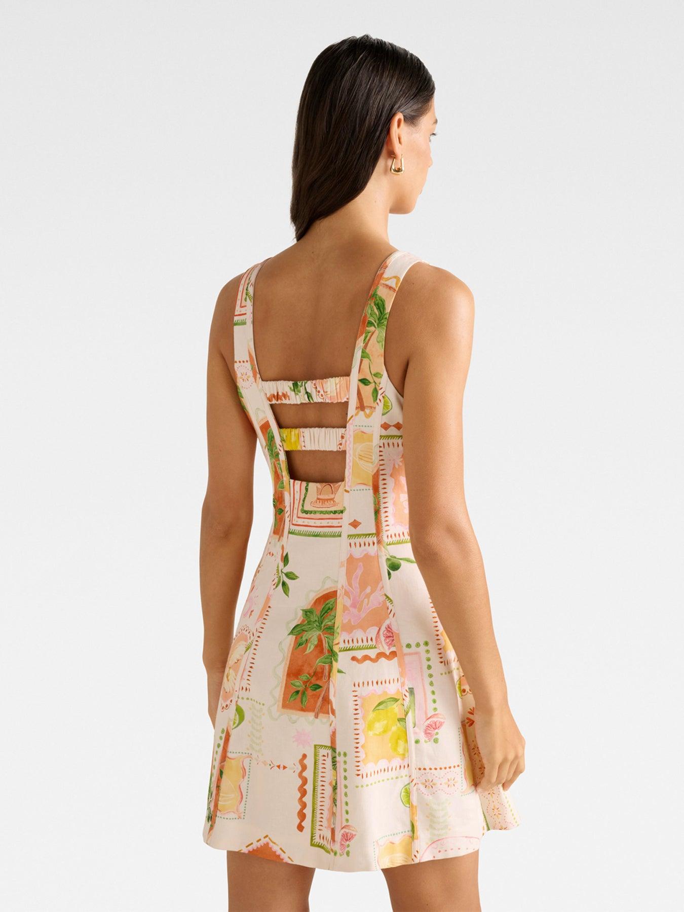 sachin and babi light blue dress Fit & Flare Plaid Dress – Life According to Jamie main image 1