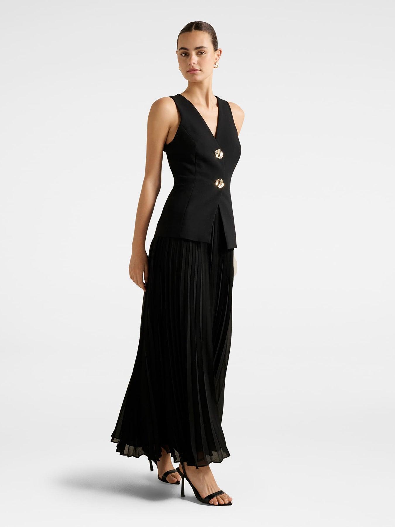 larissa maxi dress black Larissa Strapless Maxi Dress - Black