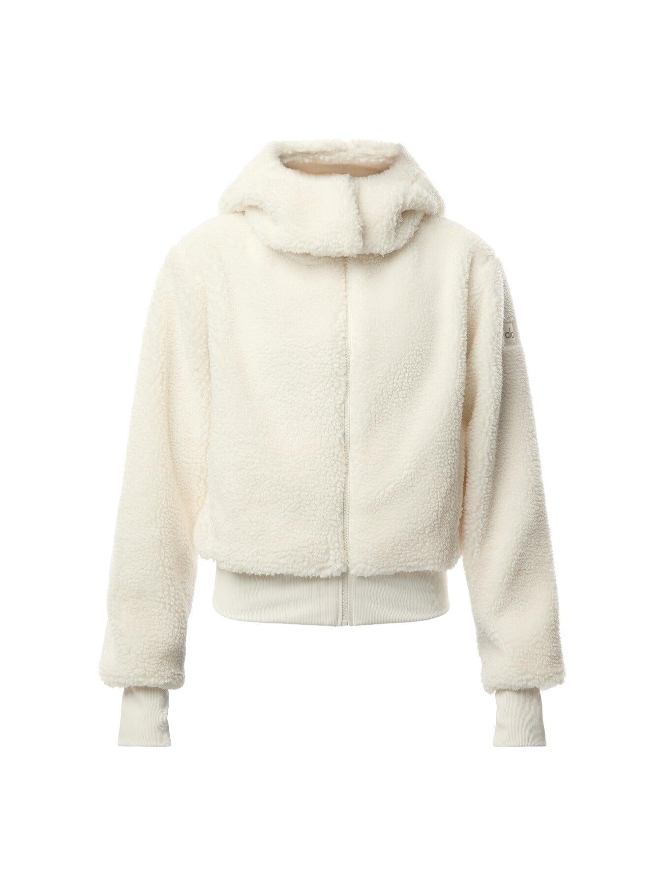Alo Yoga Foxy Sherpa Jacket in White | Lyst UK