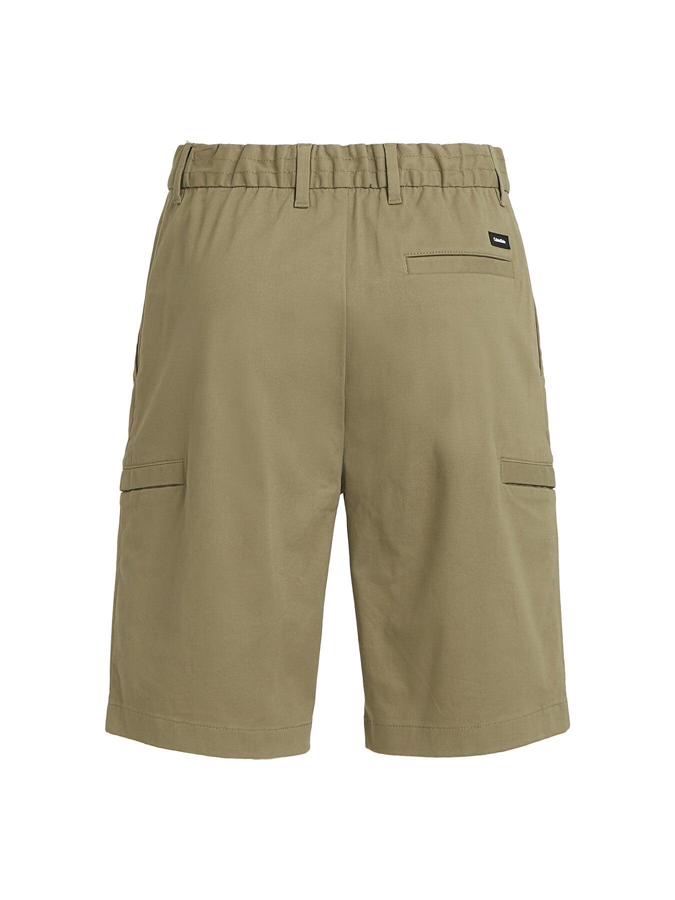 Calvin Klein Modern Twill Cargo Shorts in Green for Men Lyst UK