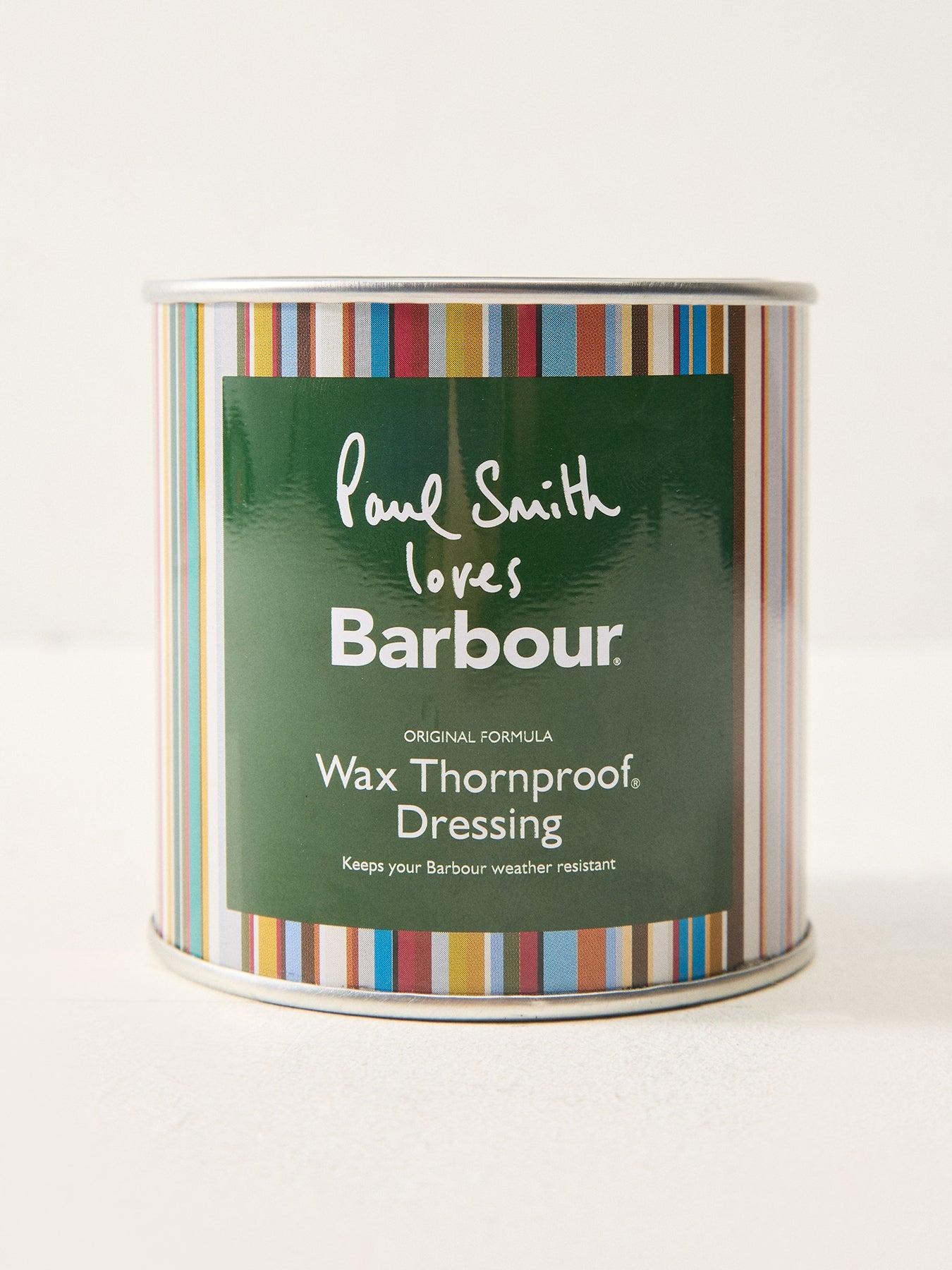 Barbour Paul Smith Loves Thornproof Wax Dressing in Green for Men
