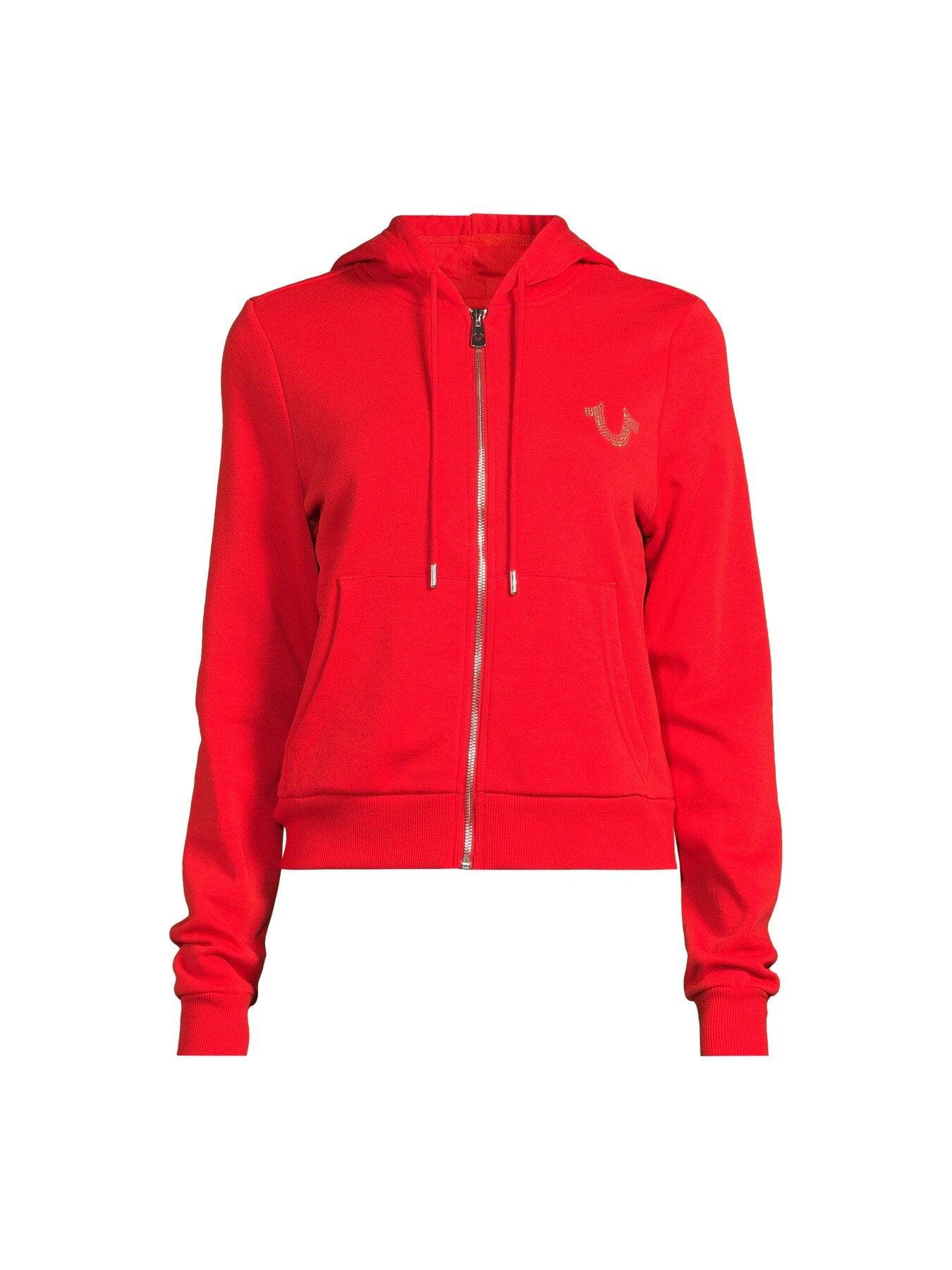TRUE RELIGION Buddha Classic Zip Hoodie in Red Lyst UK