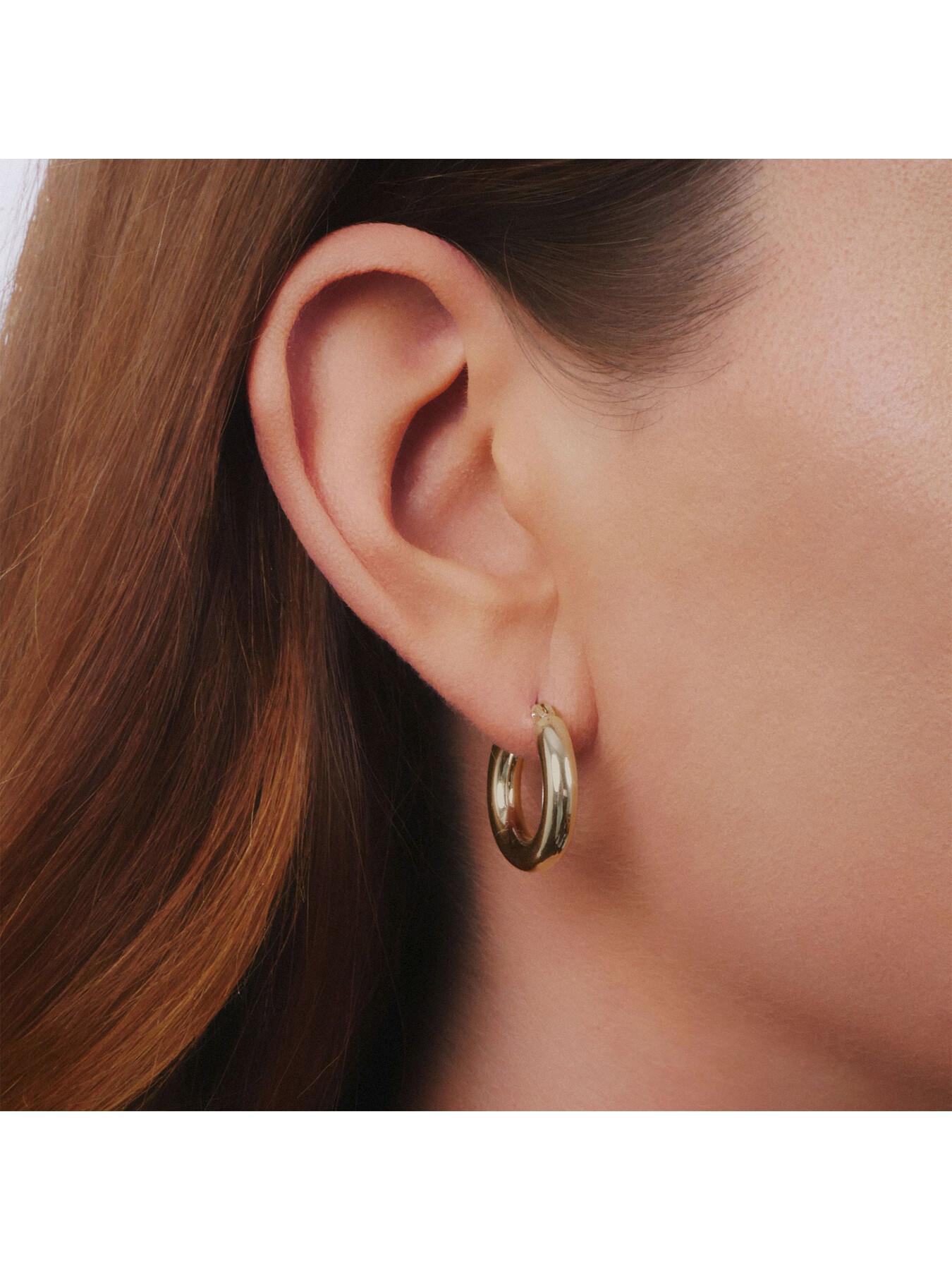 Ralph Lauren Women s Lauren Ralph Lauren Small Hoop Earrings in Metallic Lyst UK