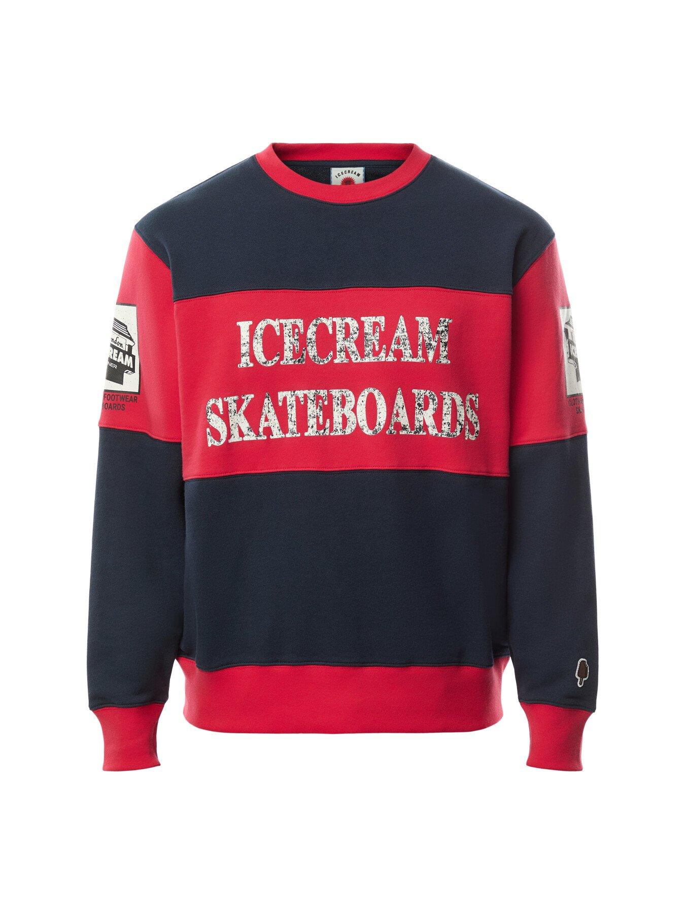 ICECREAM Men s World Tour Crewneck Sweatshirt in Red for Men Lyst UK