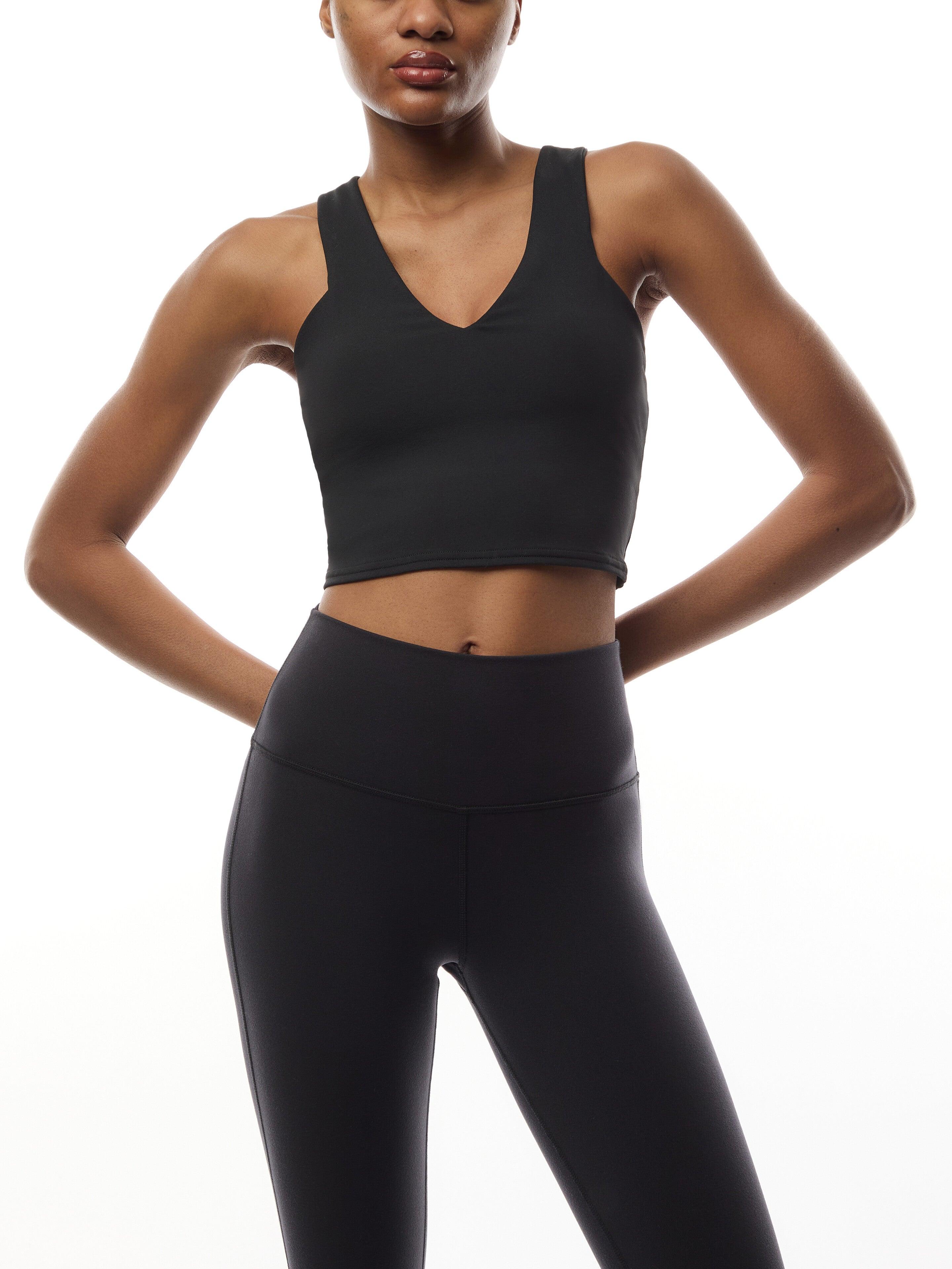 Alo Yoga Airbrush Real Bra Tank in Black | Lyst UK