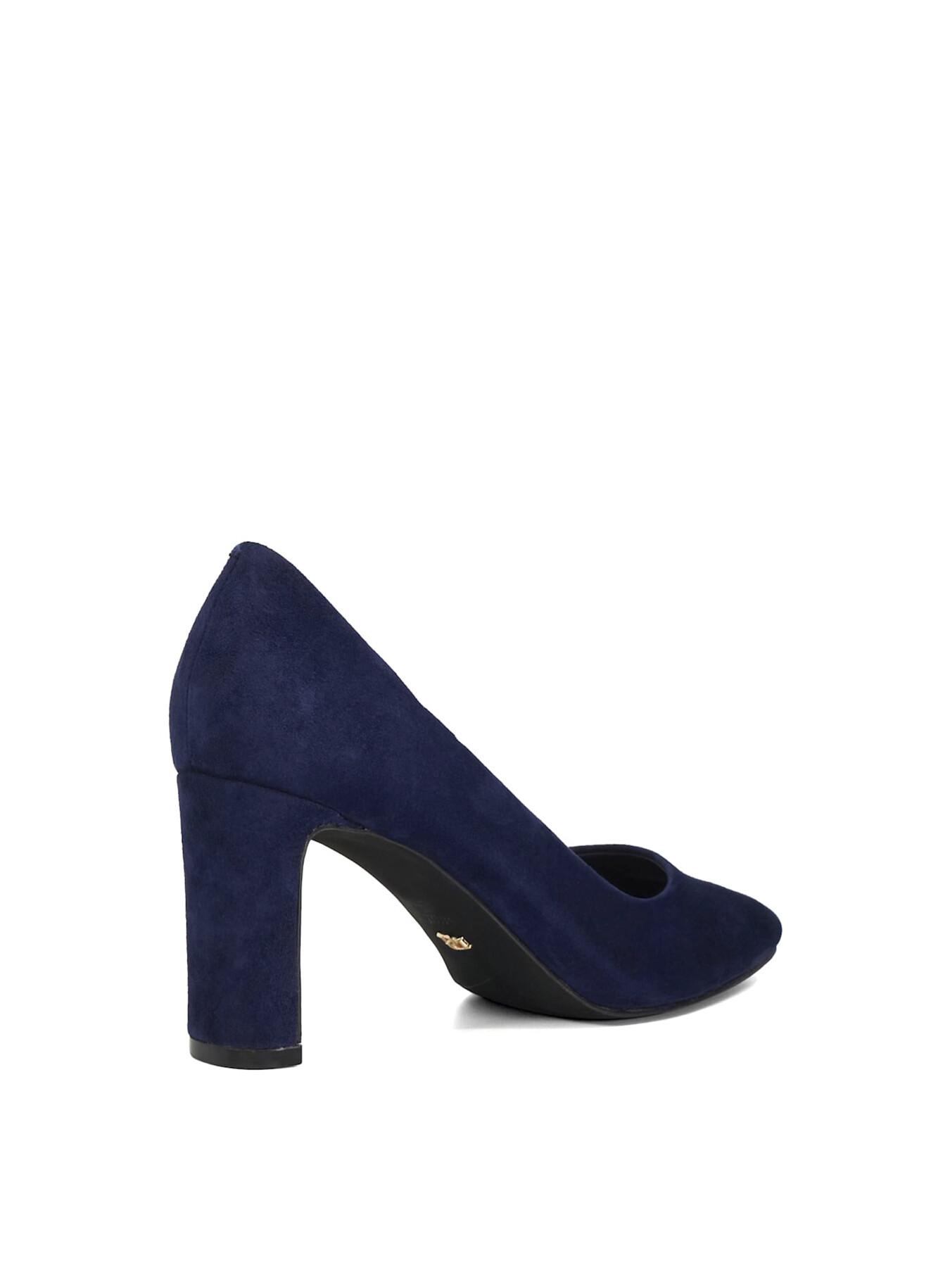 Dune navy court shoes hot sale