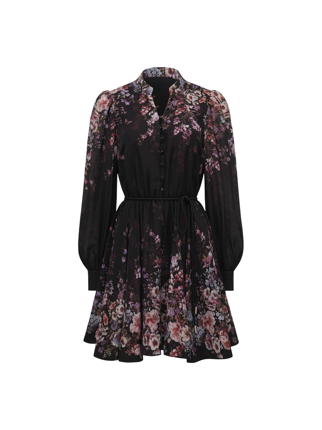 Forever new lace embroidered skater dress in blue deals