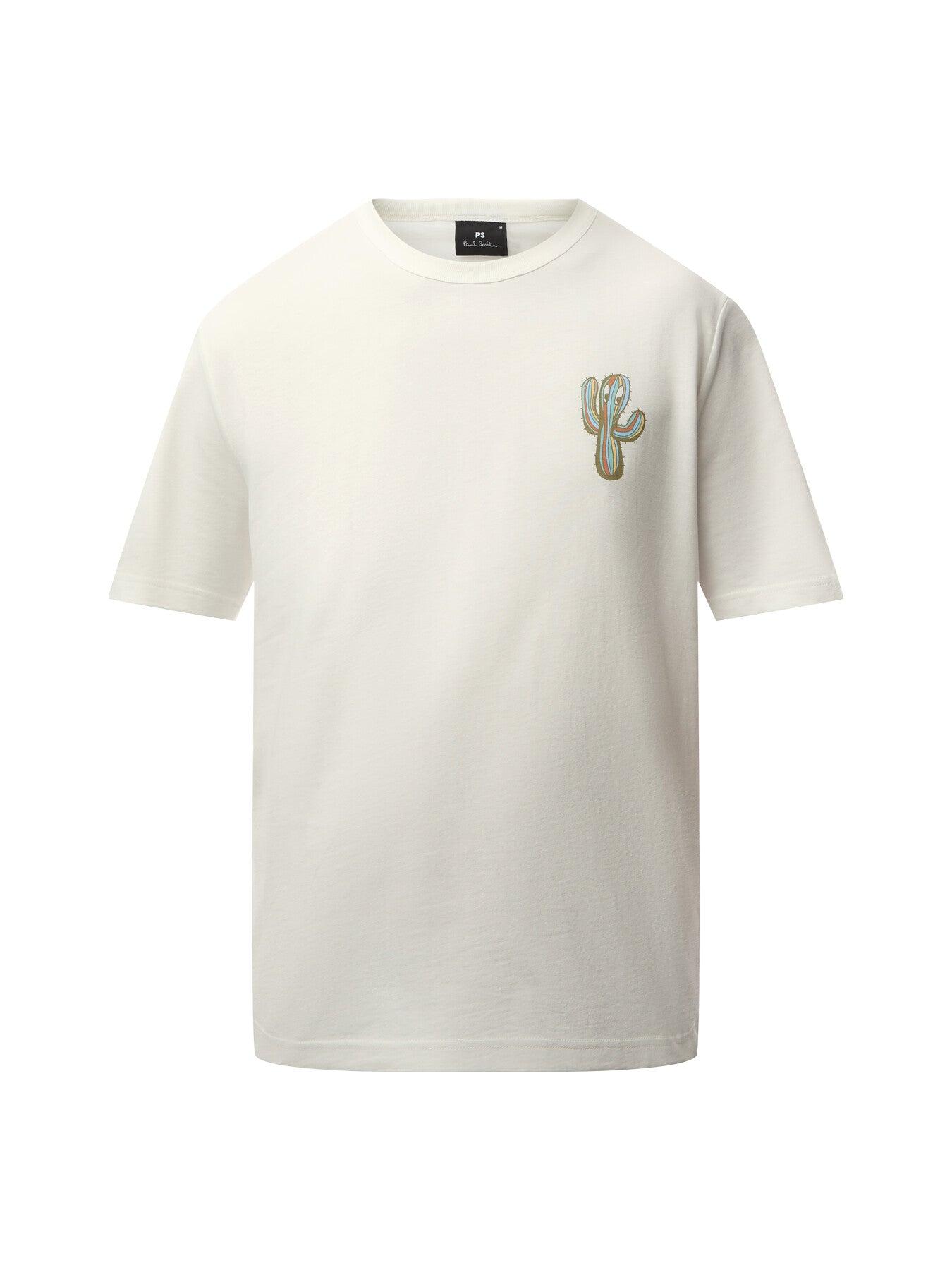 Paul Smith Cactus Print T Shirt in White for Men | Lyst UK