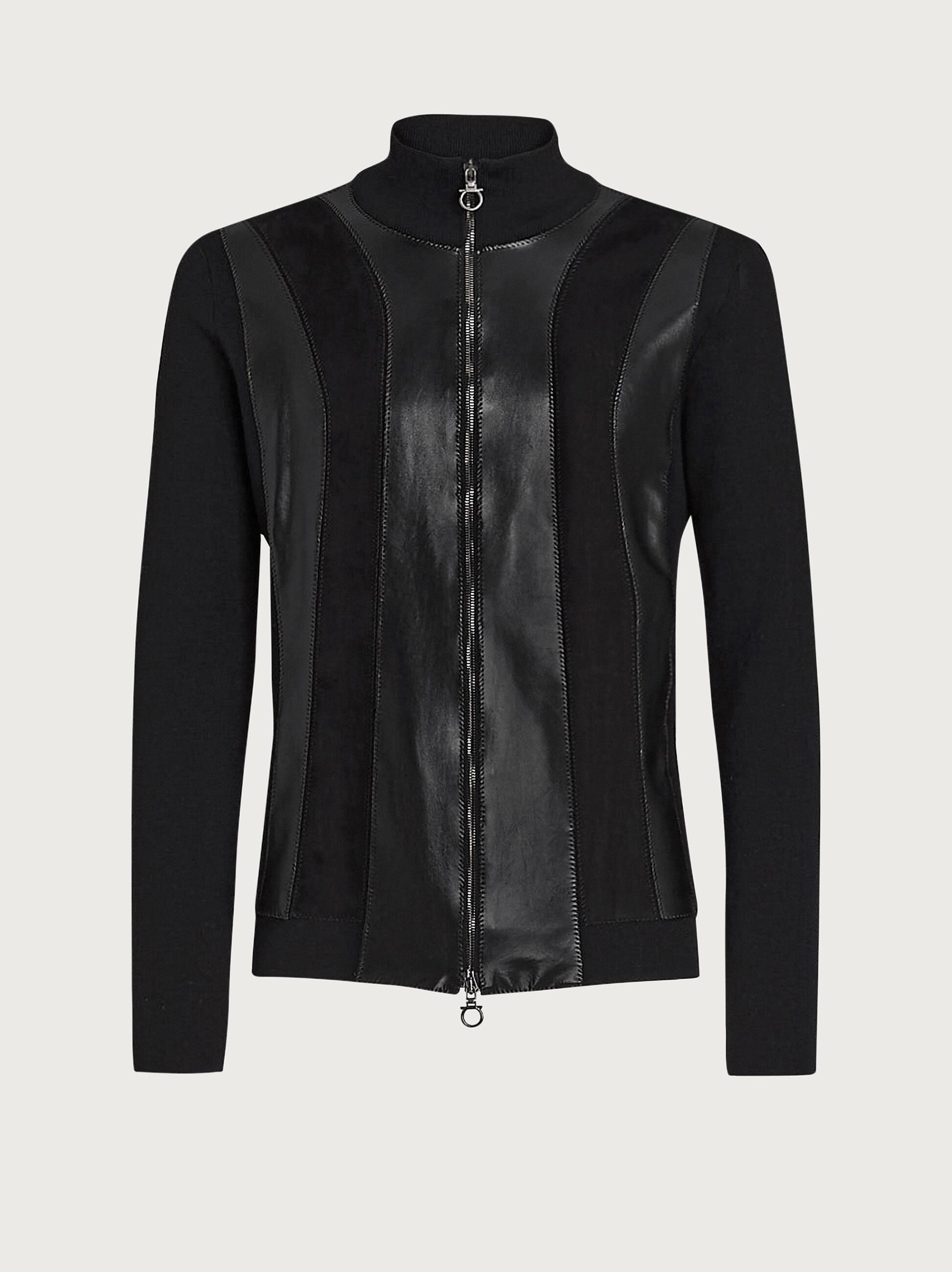 ferragamo lederjacke