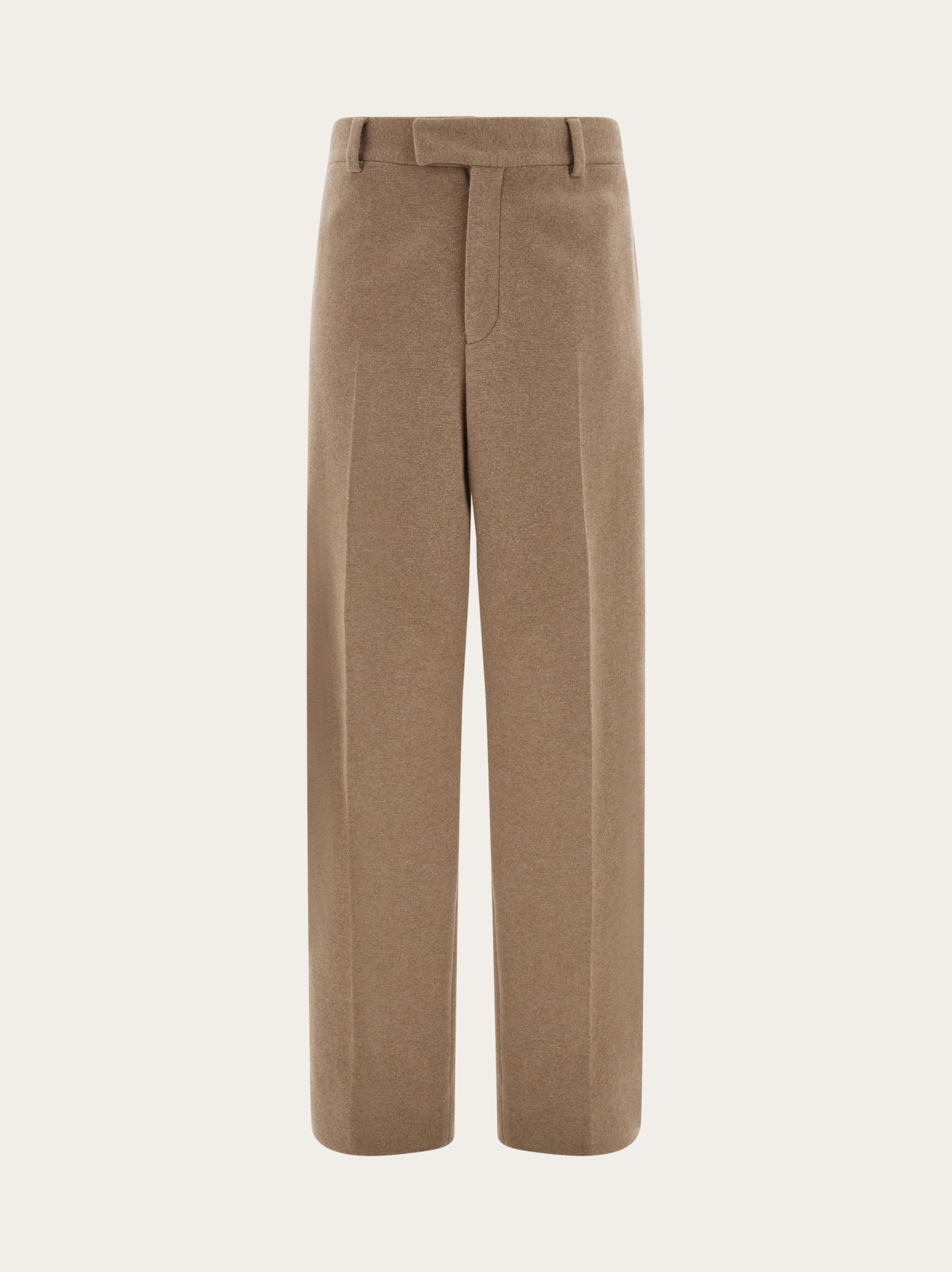 ☆要在庫確認【送料&関税込】Ferragamo Frayed Cotton Trousers Zip Adjuster Cotton Trousers – La Garçonne