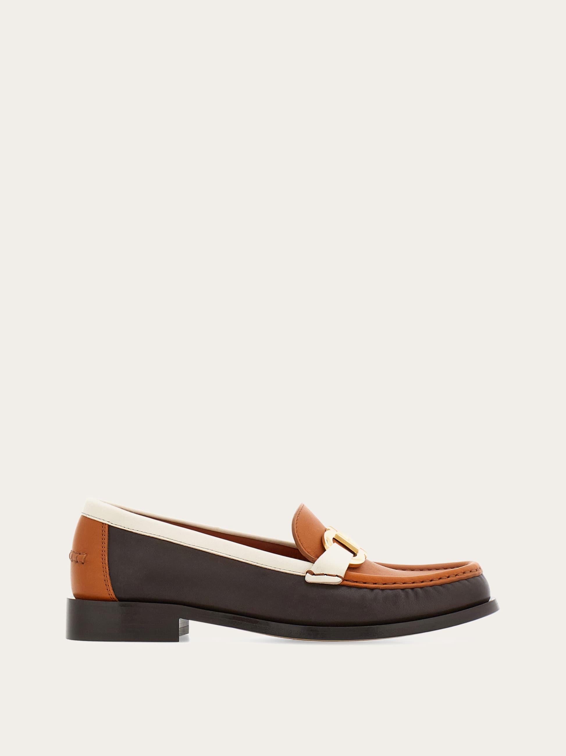 Gancini moccasin brown sale