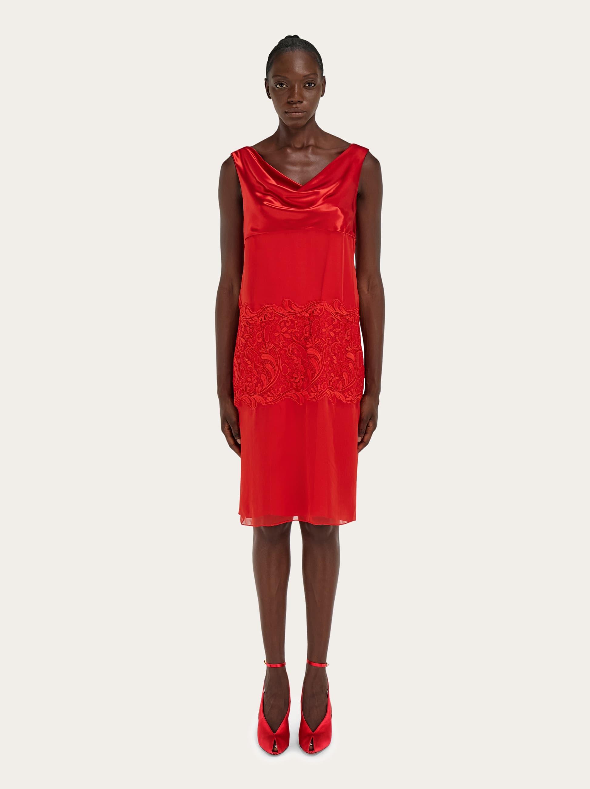 Red Ferragamo Dresses for Women | Lyst
