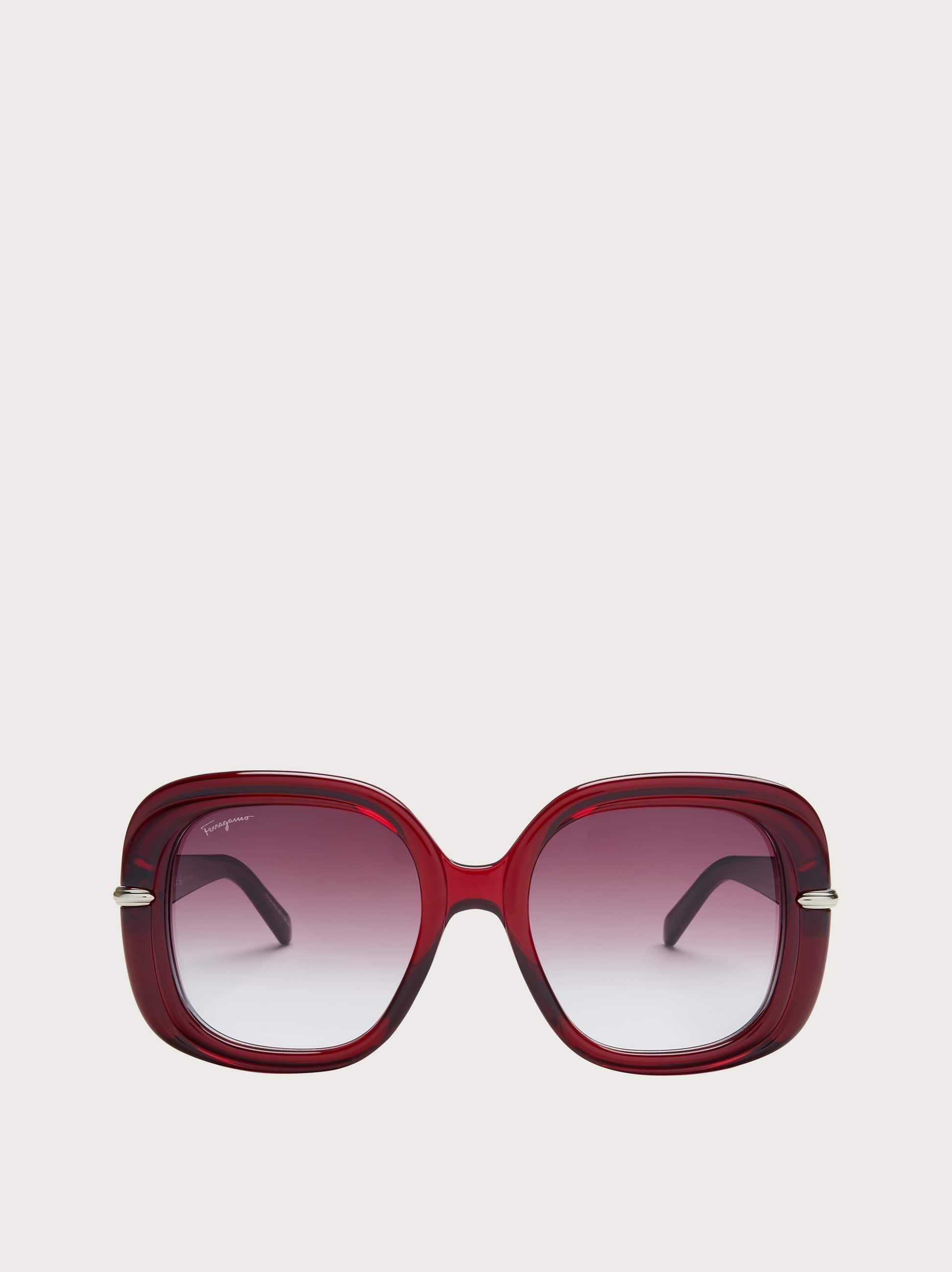 Femme Accessoires Lunettes de soleil Monture de lunettes Ferragamo en coloris Marron 