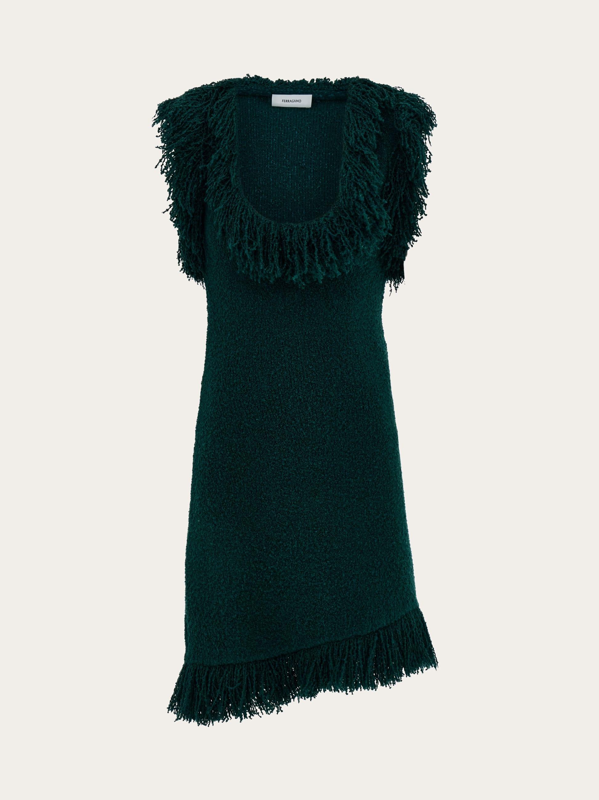 ワンピース Ferragamo Mini Dress With Frayed Edges black Mini dress with frayed edges - Women | Ferragamo