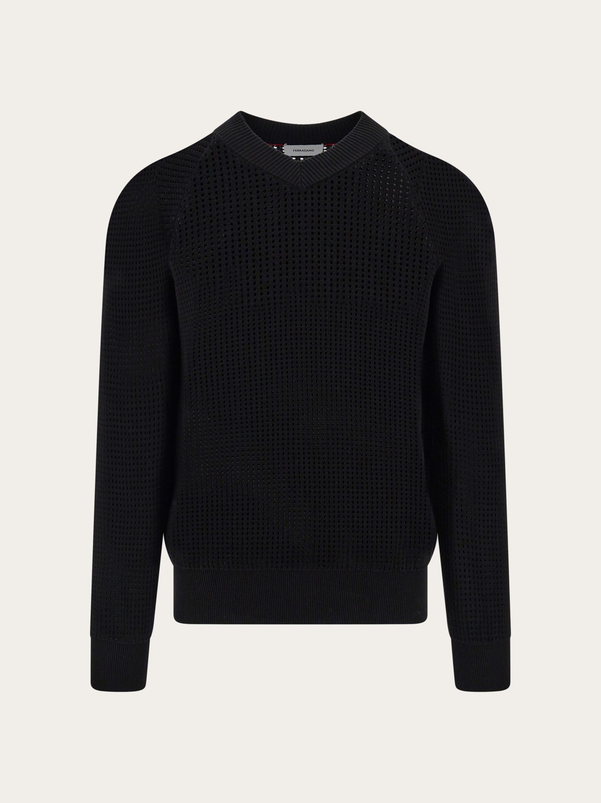 【送料&関税込】Ferragamo Graphite Virgin Wool Sweater Ferragamo Knitwear for Men | Online Sale up to 80% off | Lyst