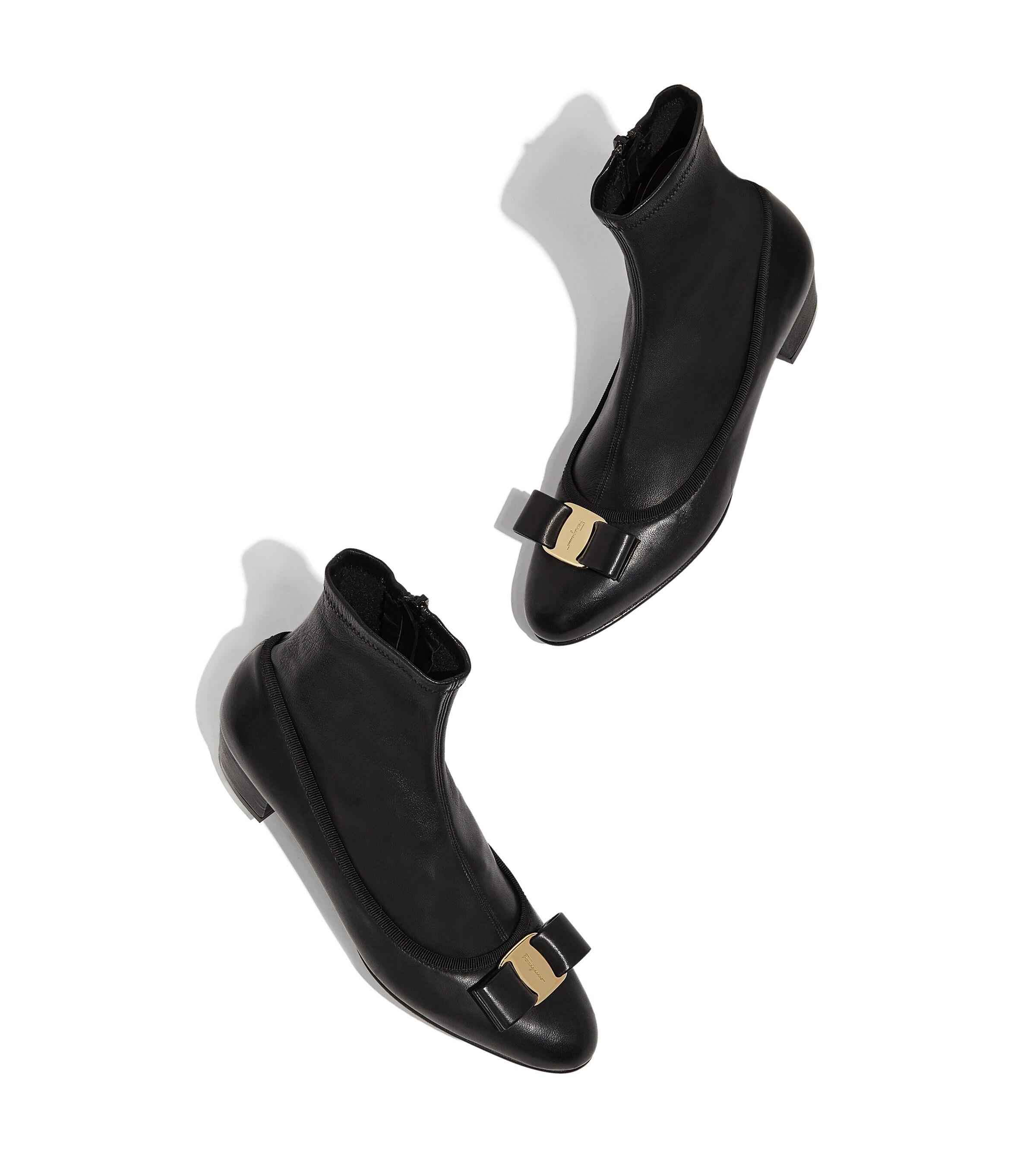 ferragamo bow booties