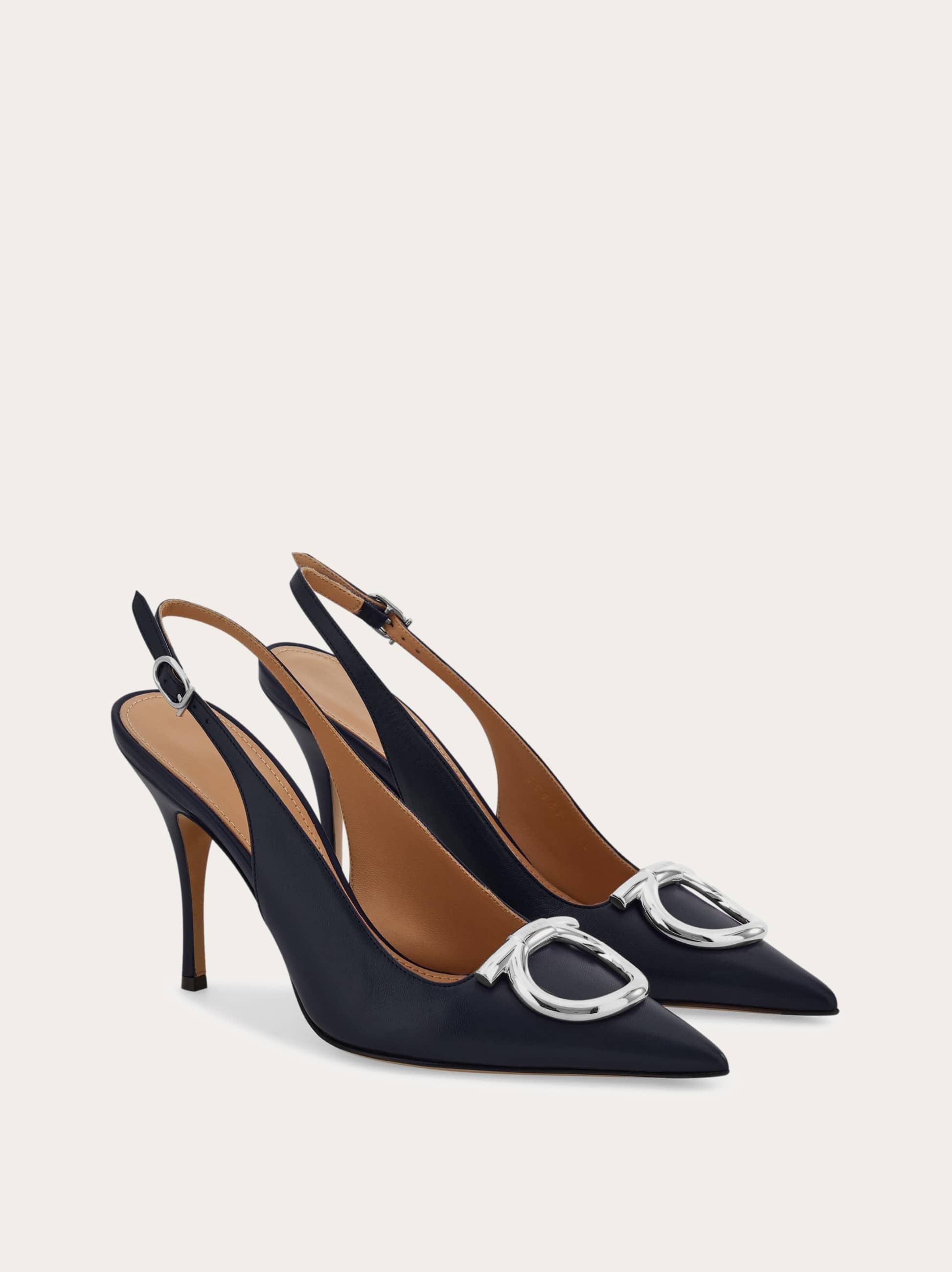 Blue Ferragamo Heels for Women Lyst