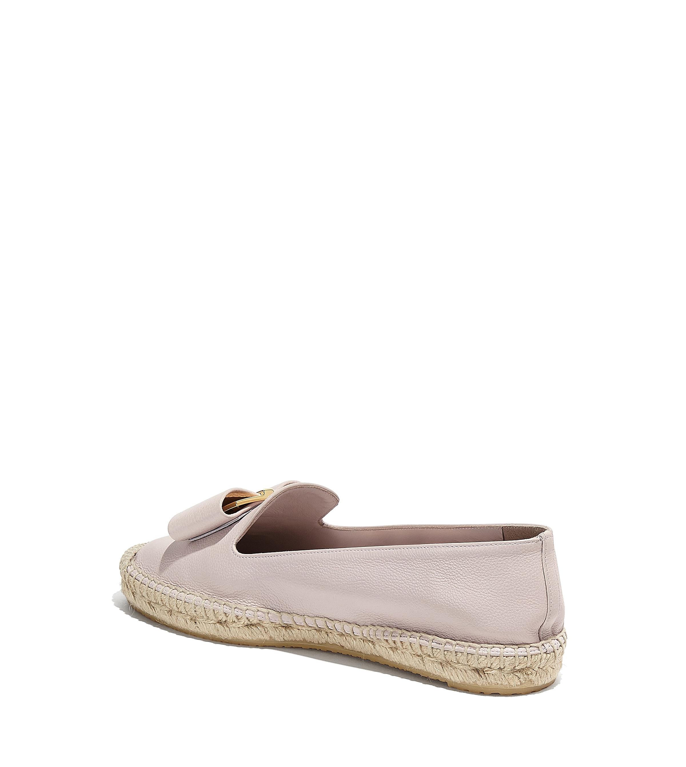 Salvatore ferragamo sannio leather hot sale espadrilles