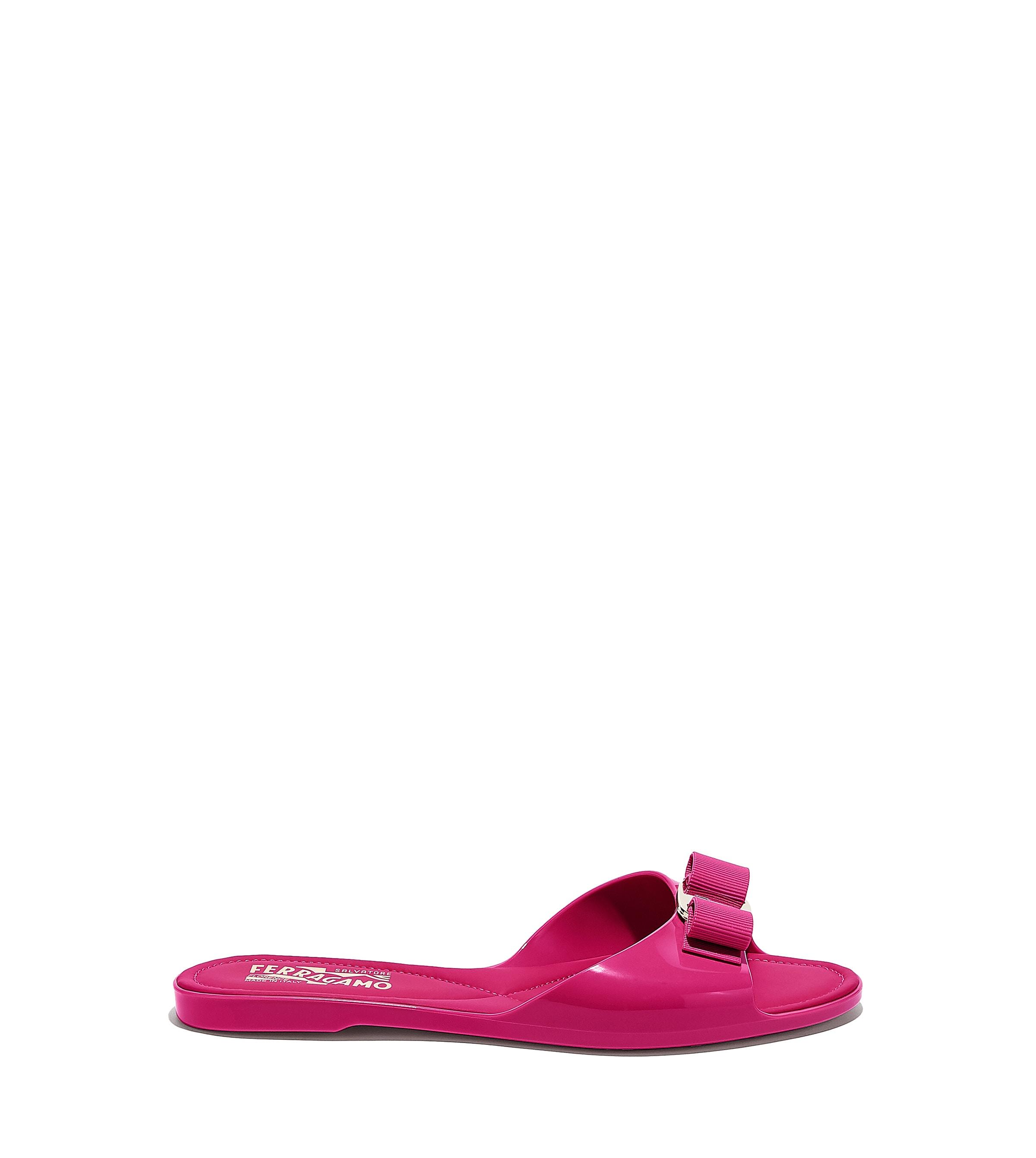 vara bow jelly slide sandal