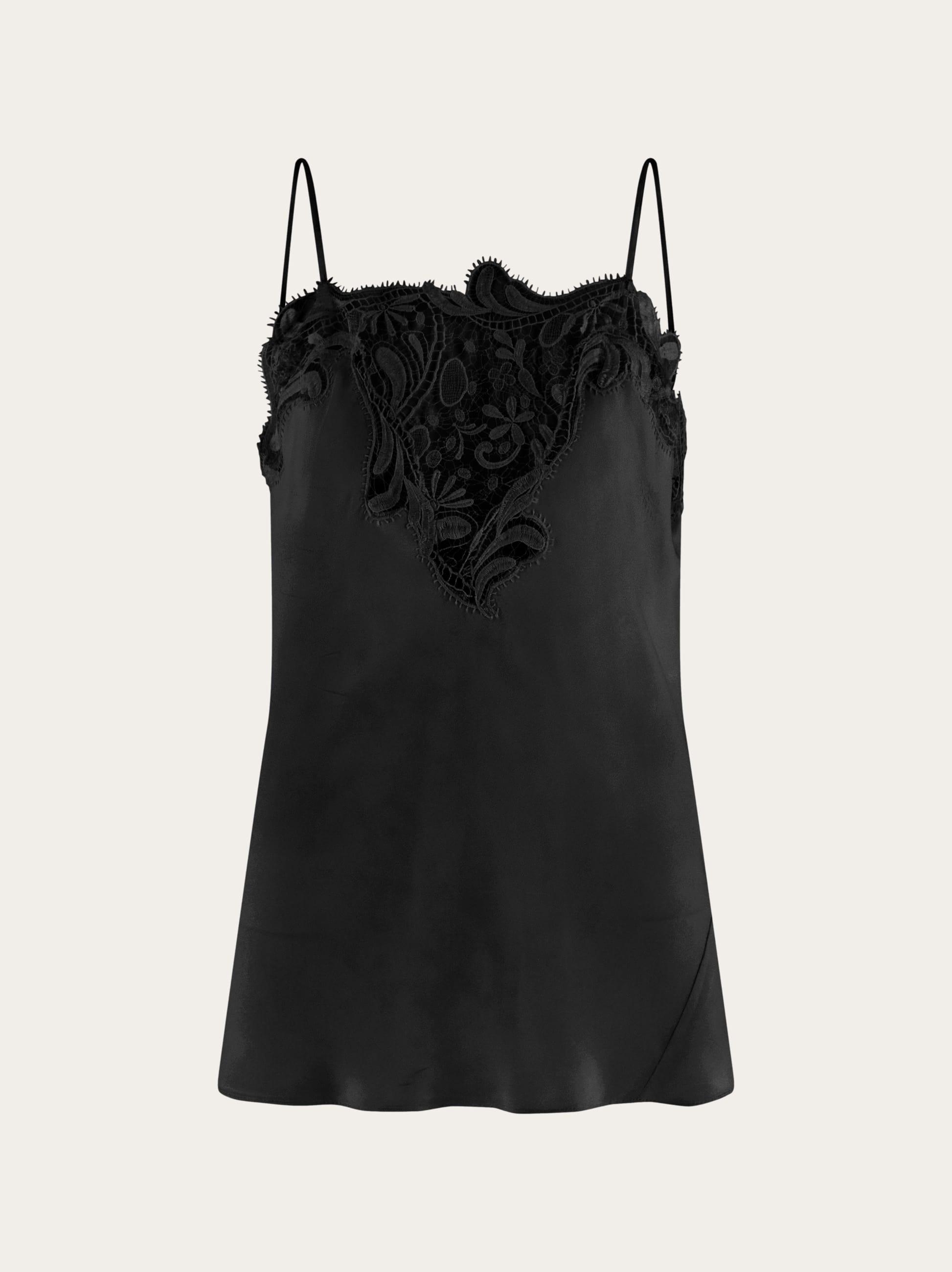 Tシャツ・カットソー FERRAGAMO SATIN SLEEVELESS TOP Salvatore Ferragamo Women's Elegant Sea Green Sleeveless