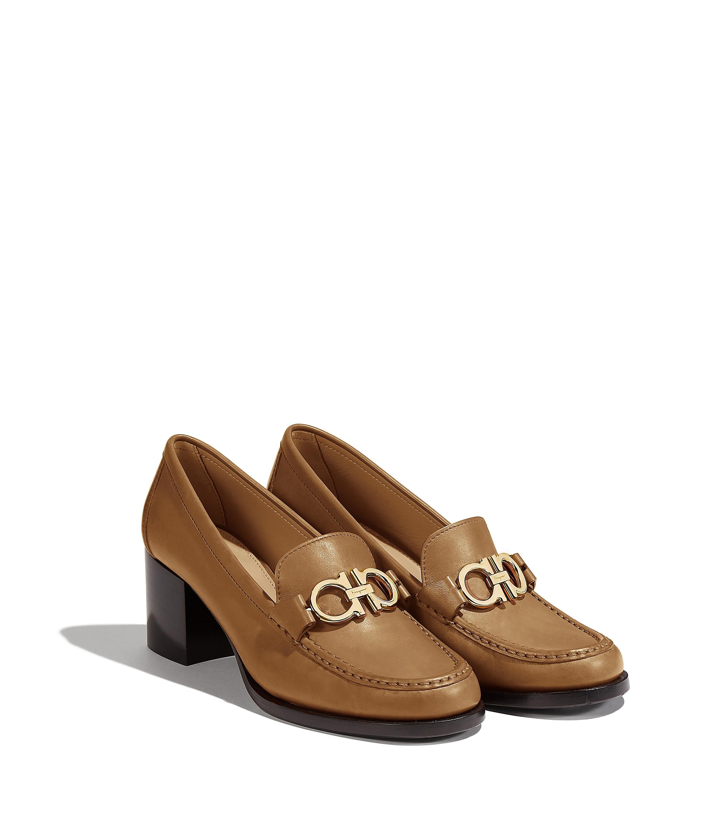 Ferragamo 55mm Rolo Leather Loafers in Tan (Brown) Save 60 Lyst