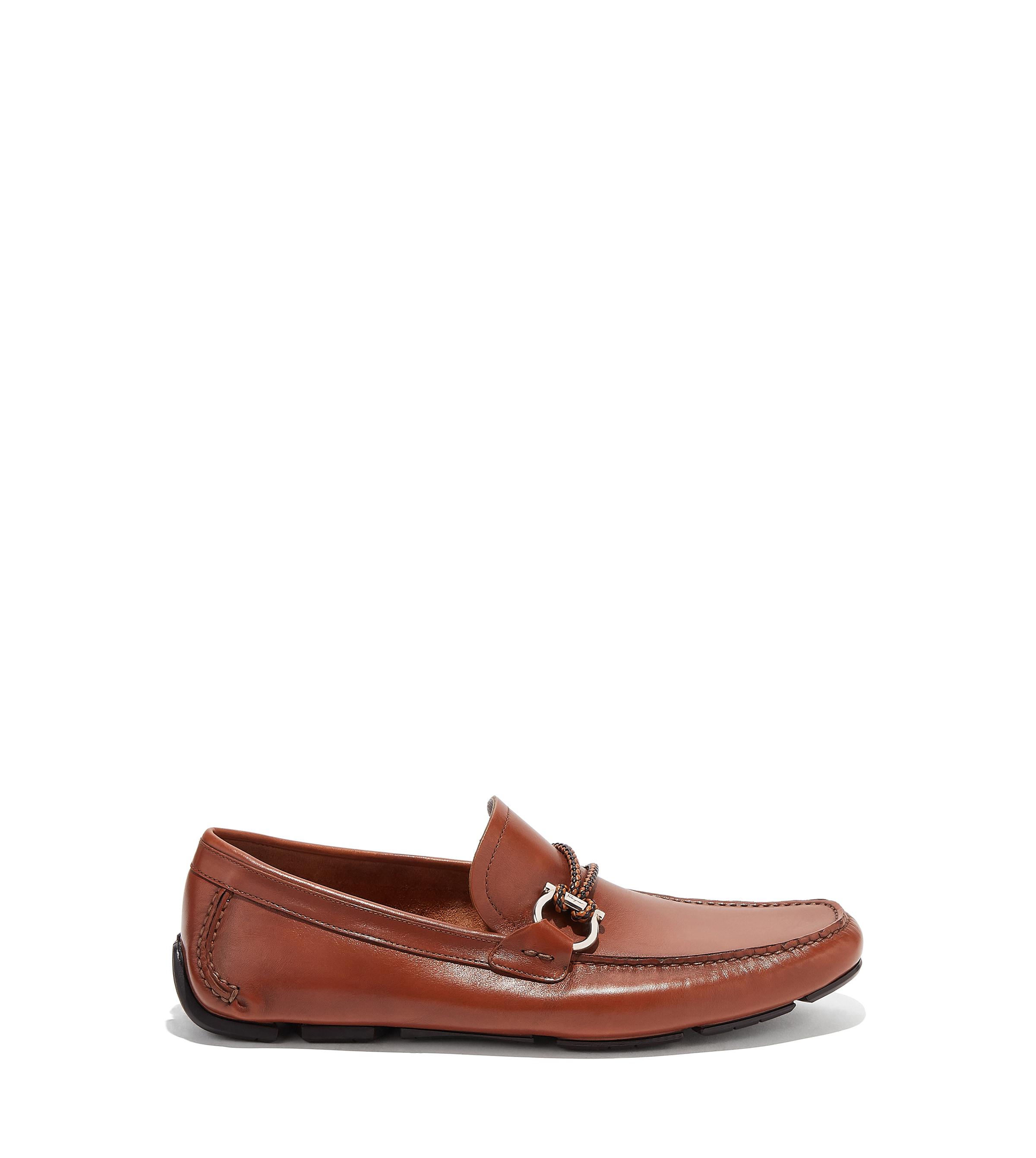 gancini driver moccasin suede