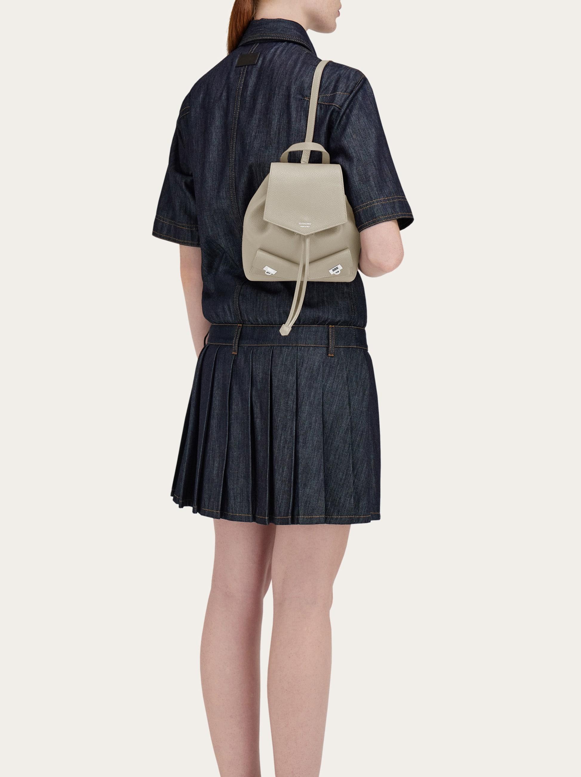 ????????? ???? ???? ????. Backpack with Hug buckle - Men | Ferragamo main image 4