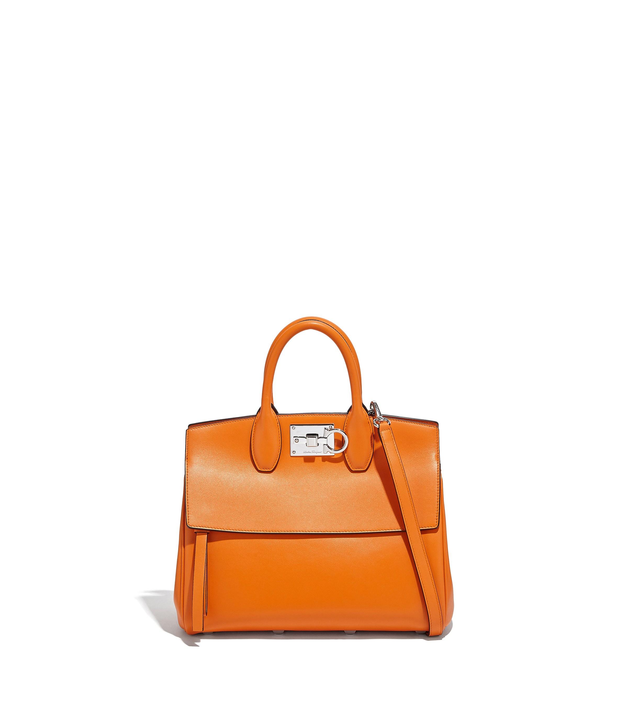 ferragamo orange bag