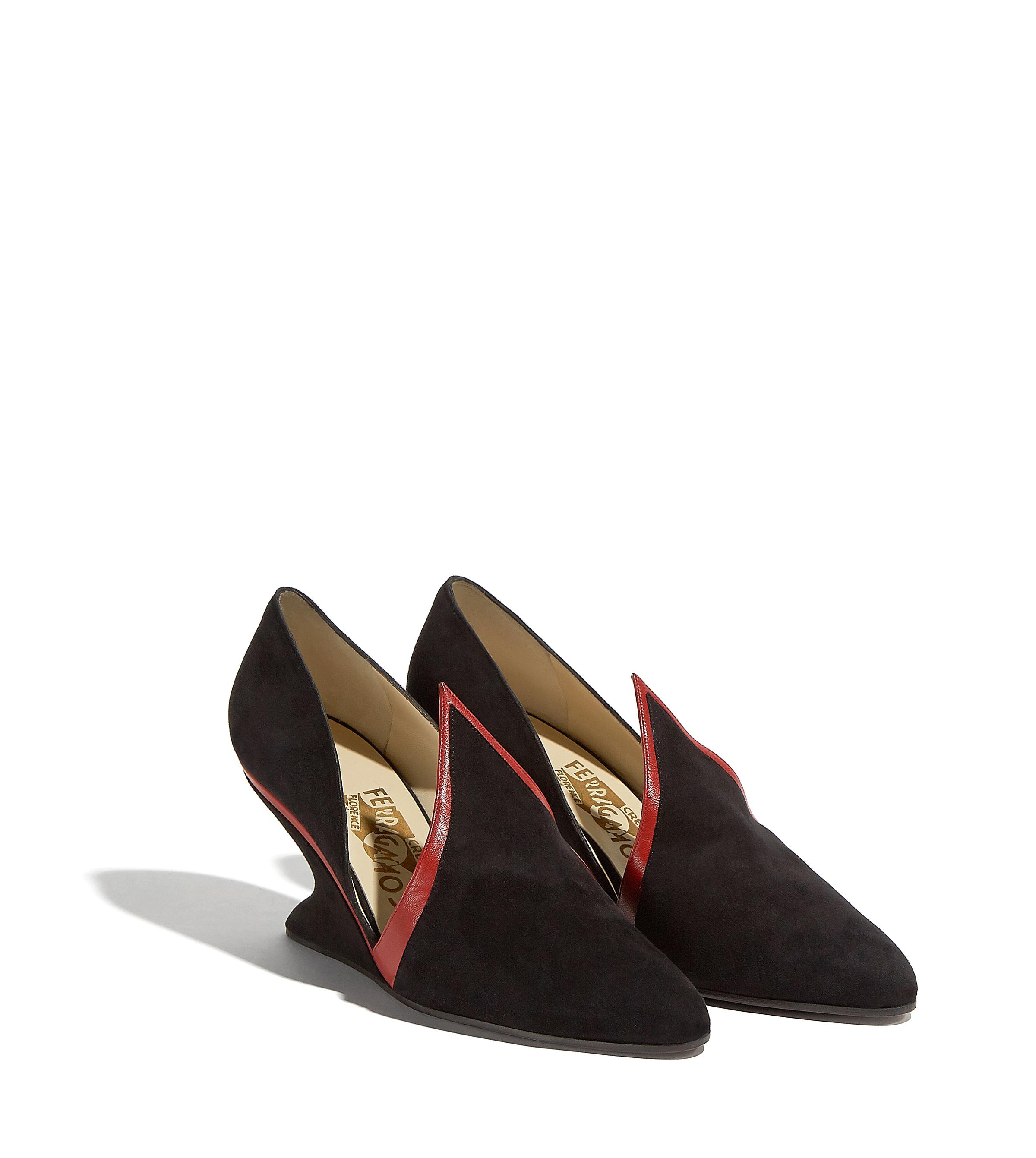 black ferragamo shoes