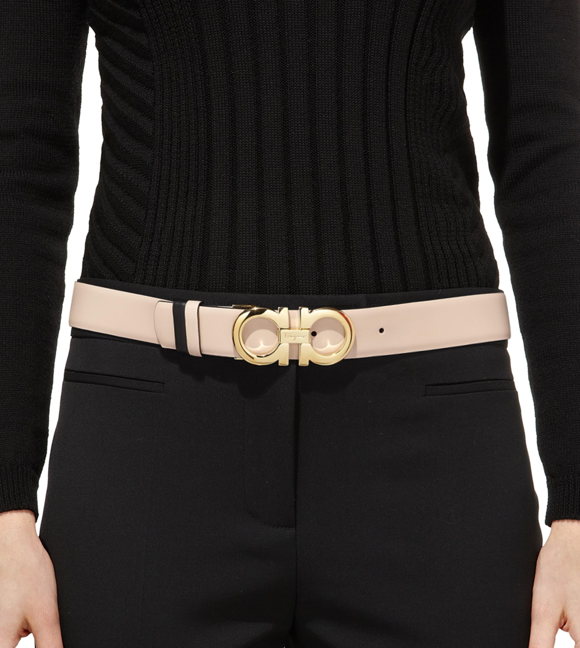 ferragamo reversible and adjustable gancini belt