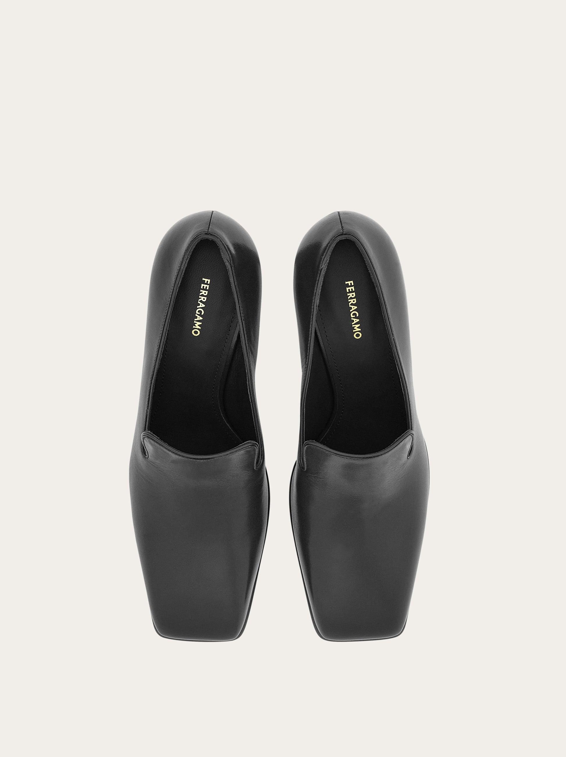 Ferragamo Heeled Loafer in Black Lyst UK